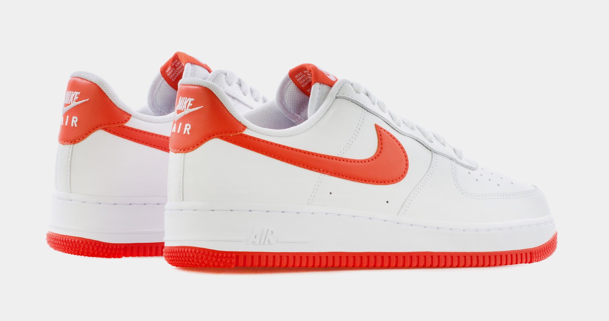 Air Force 1 Low Team Orange Mens Lifestyle Shoes White Team Orange