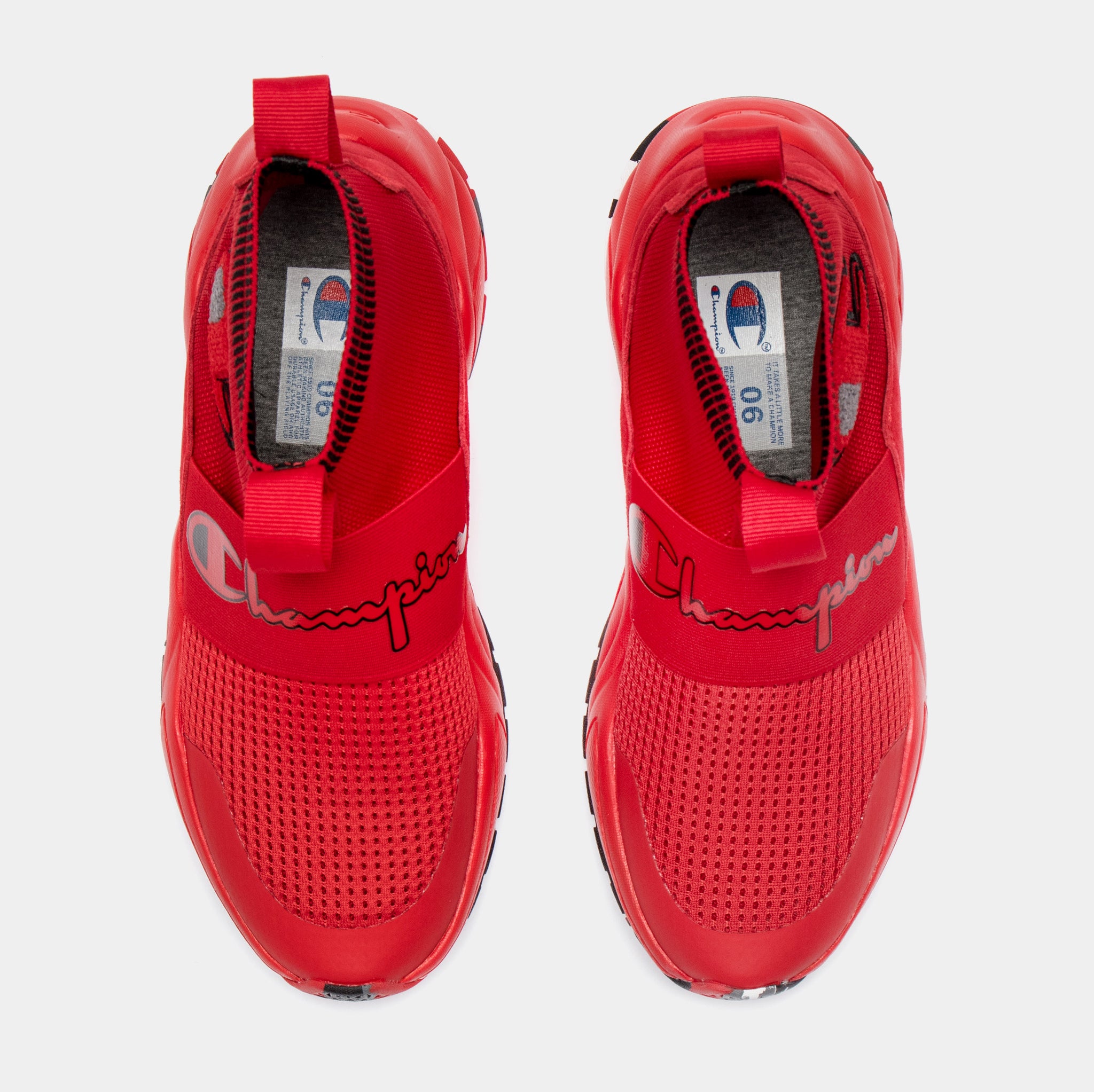 Red store champion shoes