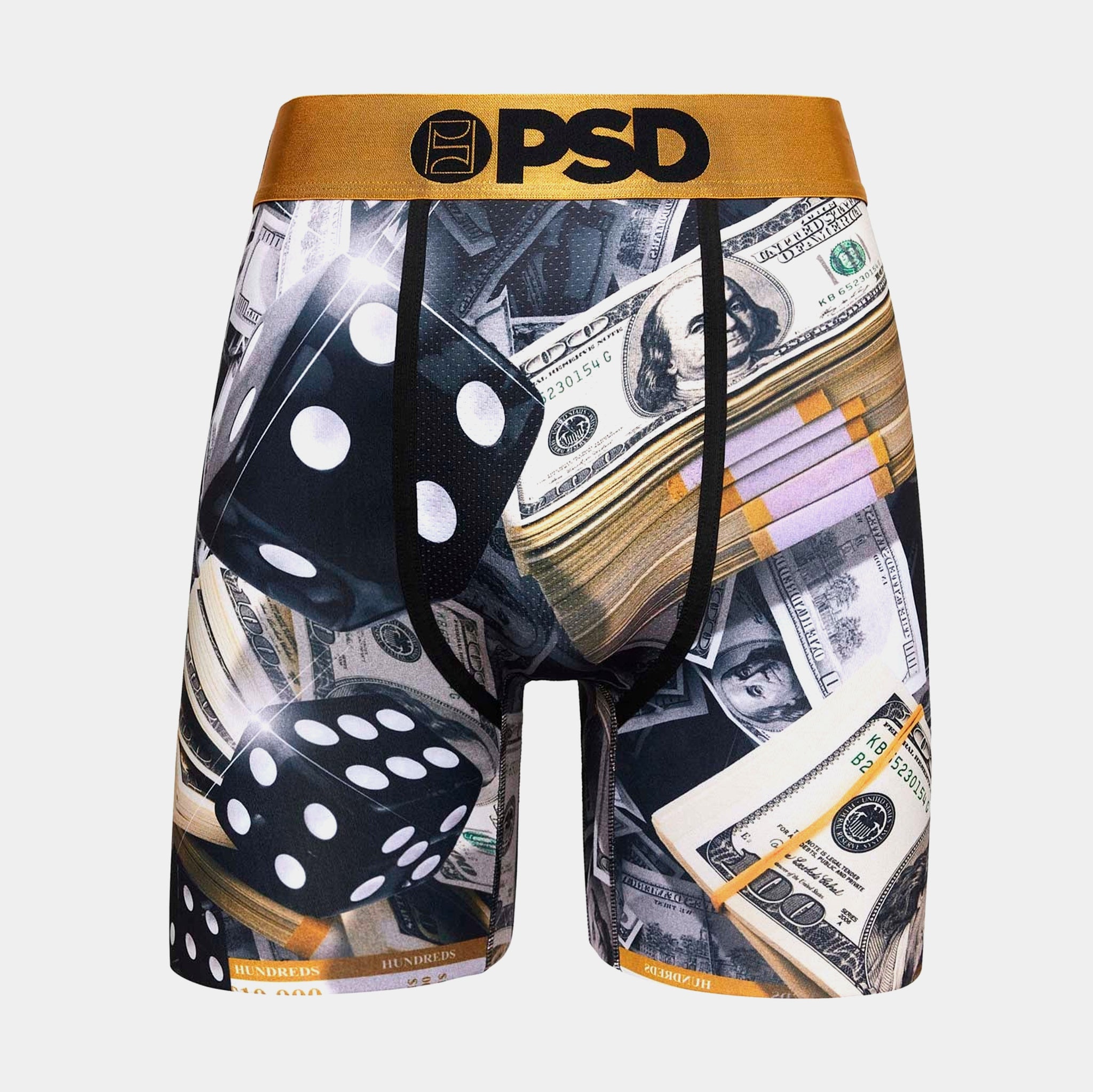 PSD Cash Money 50 100 Dollar Bills Athletic Urban Boxer Brief Underwear  32011007 - Fearless Apparel