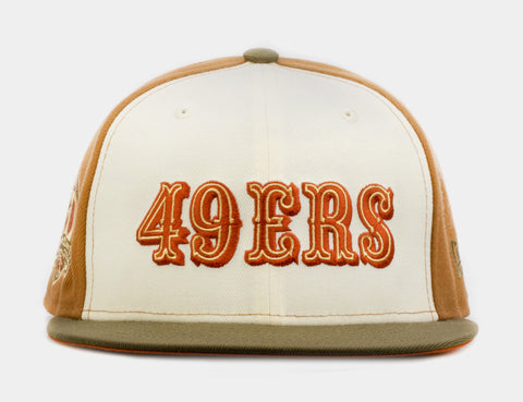 New Era Men's Cream, Black San Francisco 49ers Chrome Collection