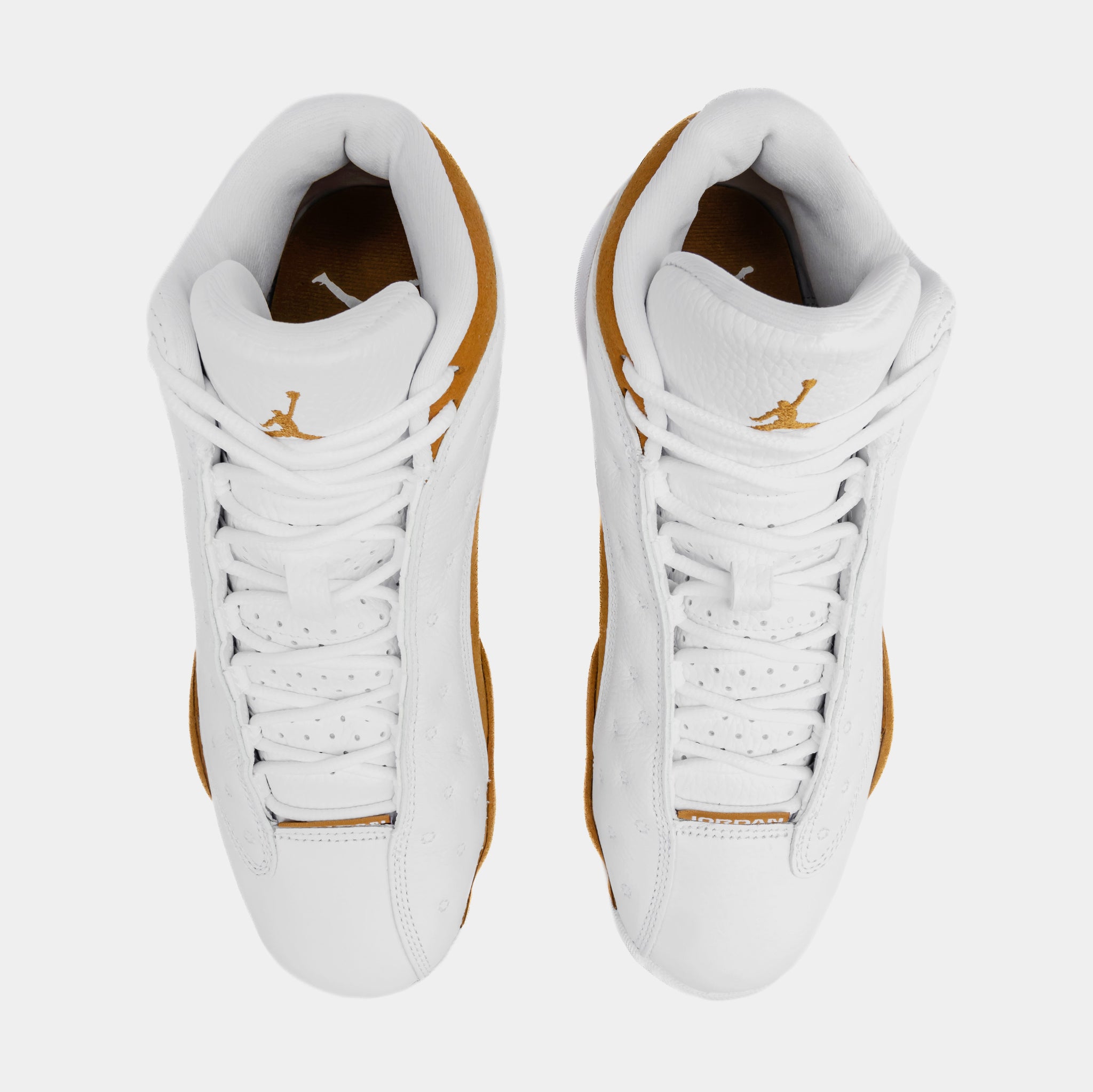 Jordan retro 13 shop white and gold