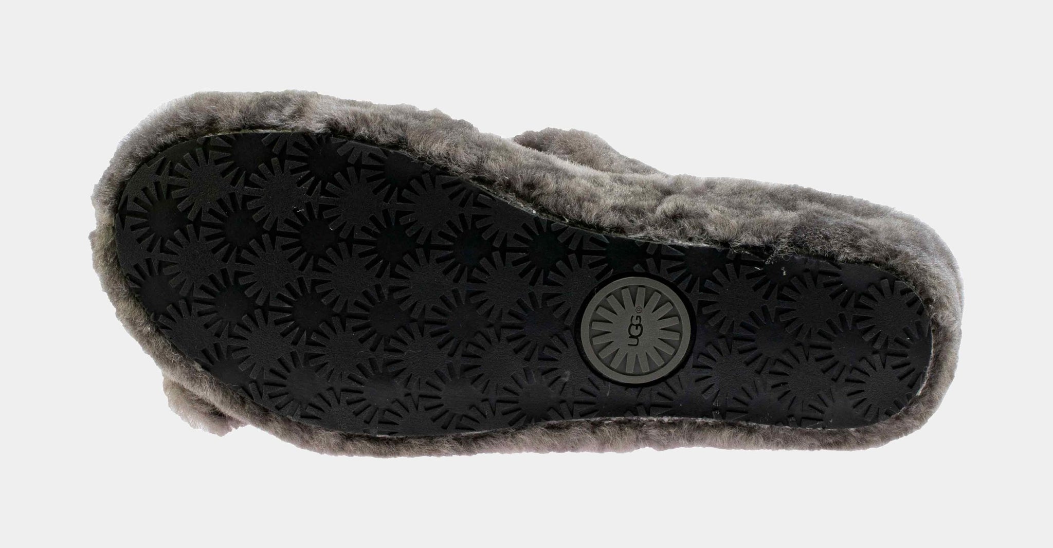 UGG Fuzz Yeah Womens Sandal Grey Grey 1104662 CHRC Shoe Palace