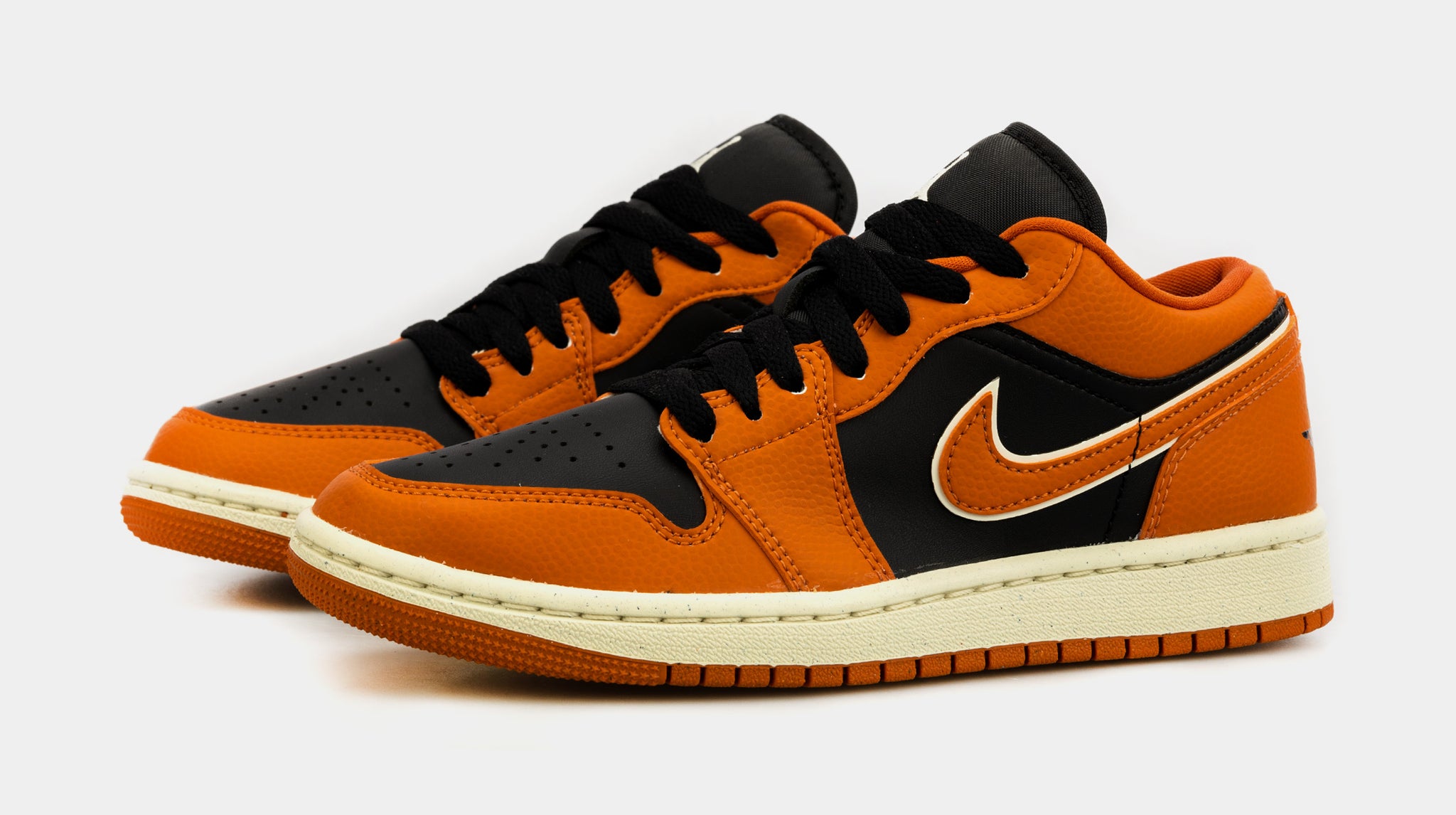 Orange black cheap air jordan 1