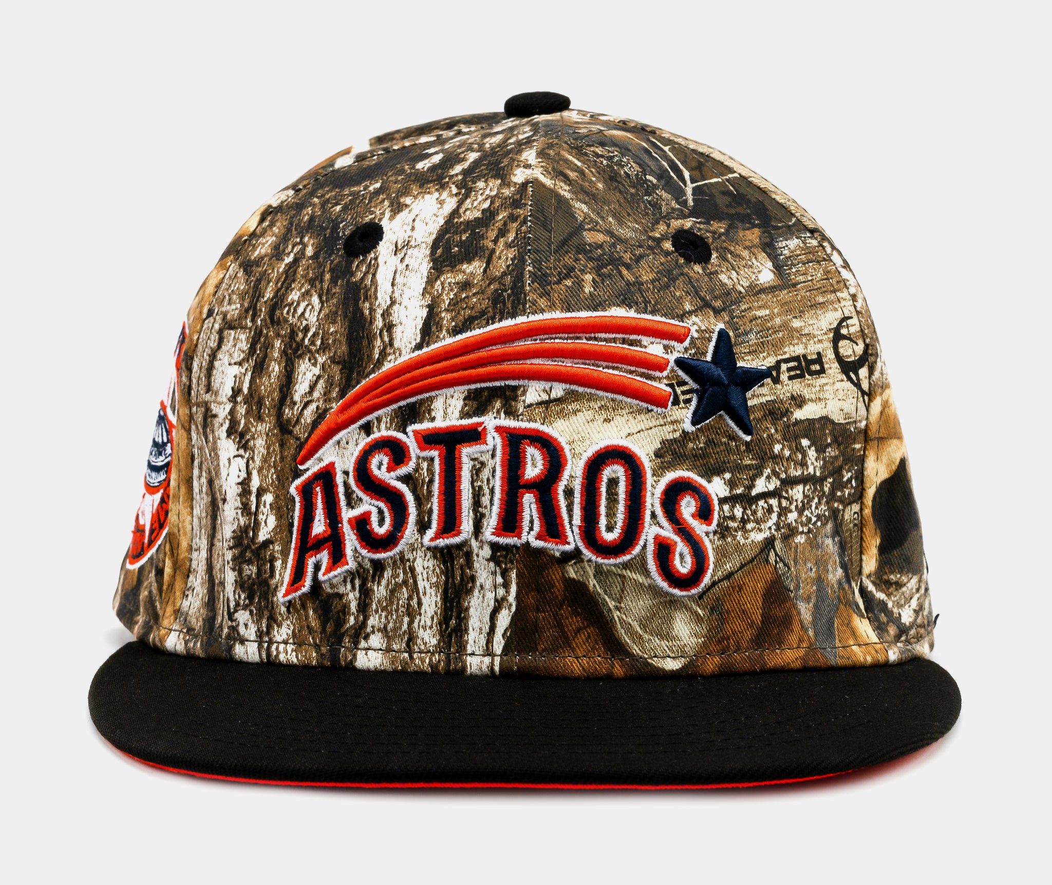 New Era Shoe Palace Exclusive Houston Astros Camo 59FIFTY Mens Hat (Camo Green/Black)