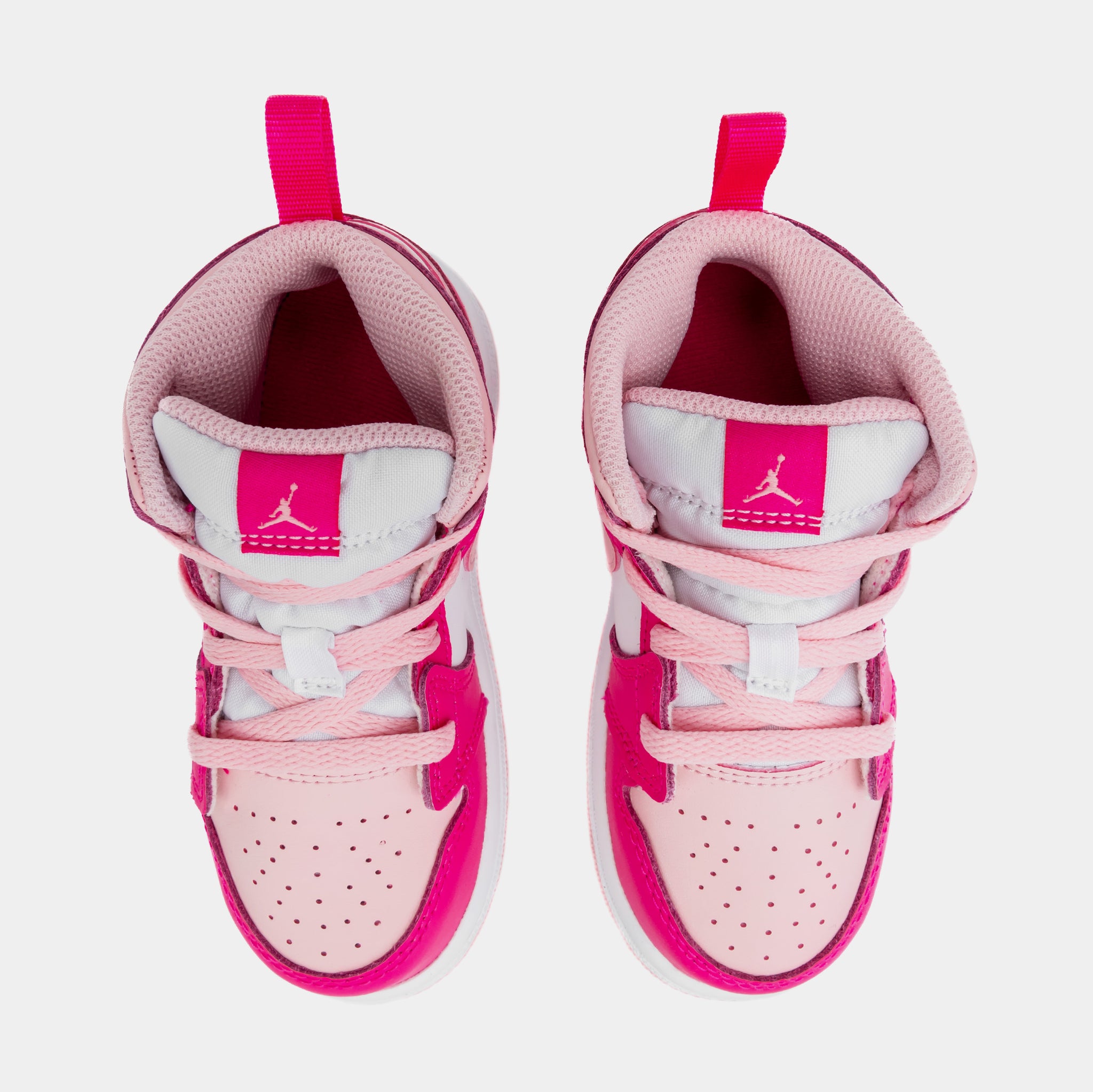 Pink baby jordans shop shoes