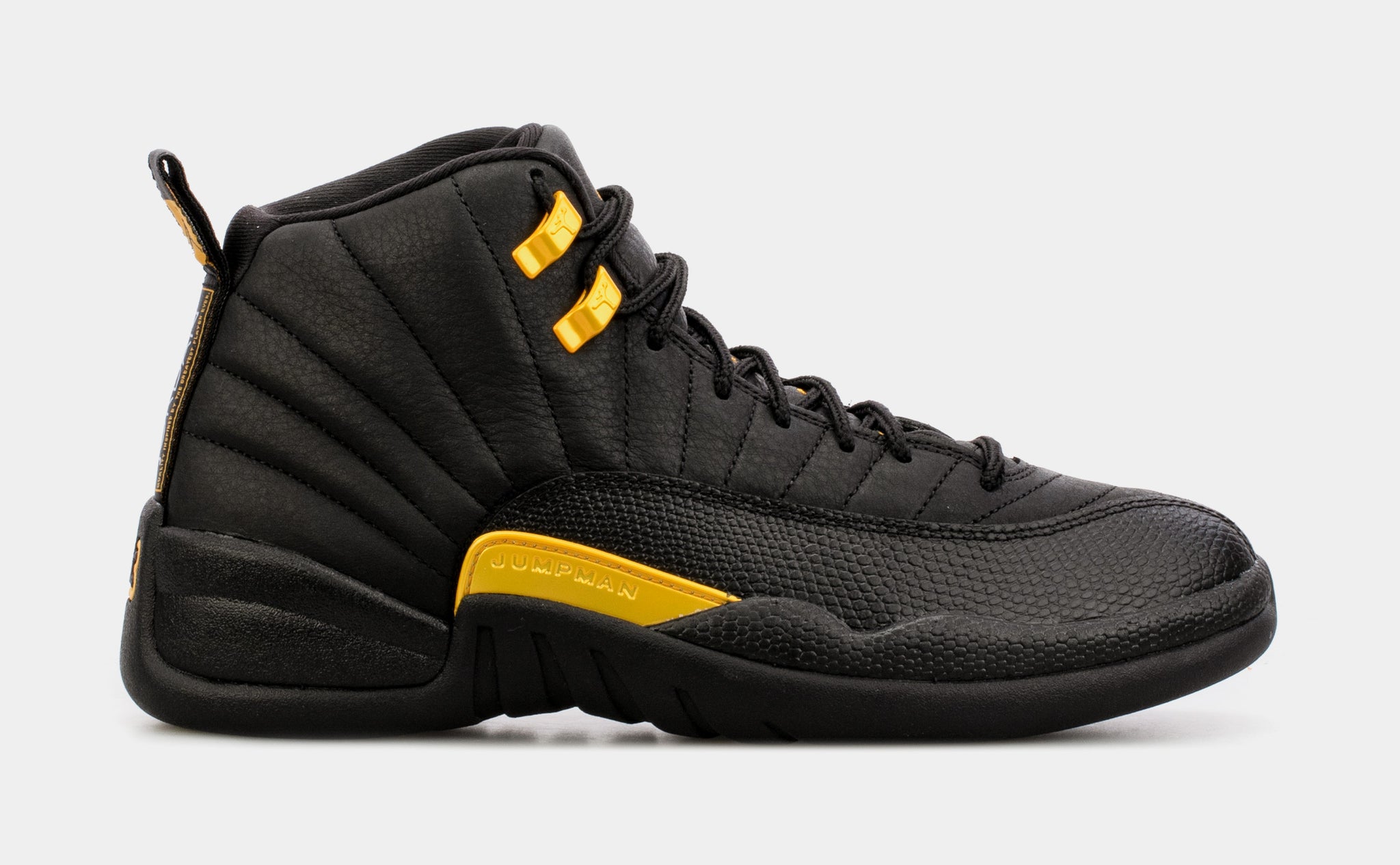 Jordan Air Jordan 12 Retro Black Taxi Mens Lifestyle Shoes Black