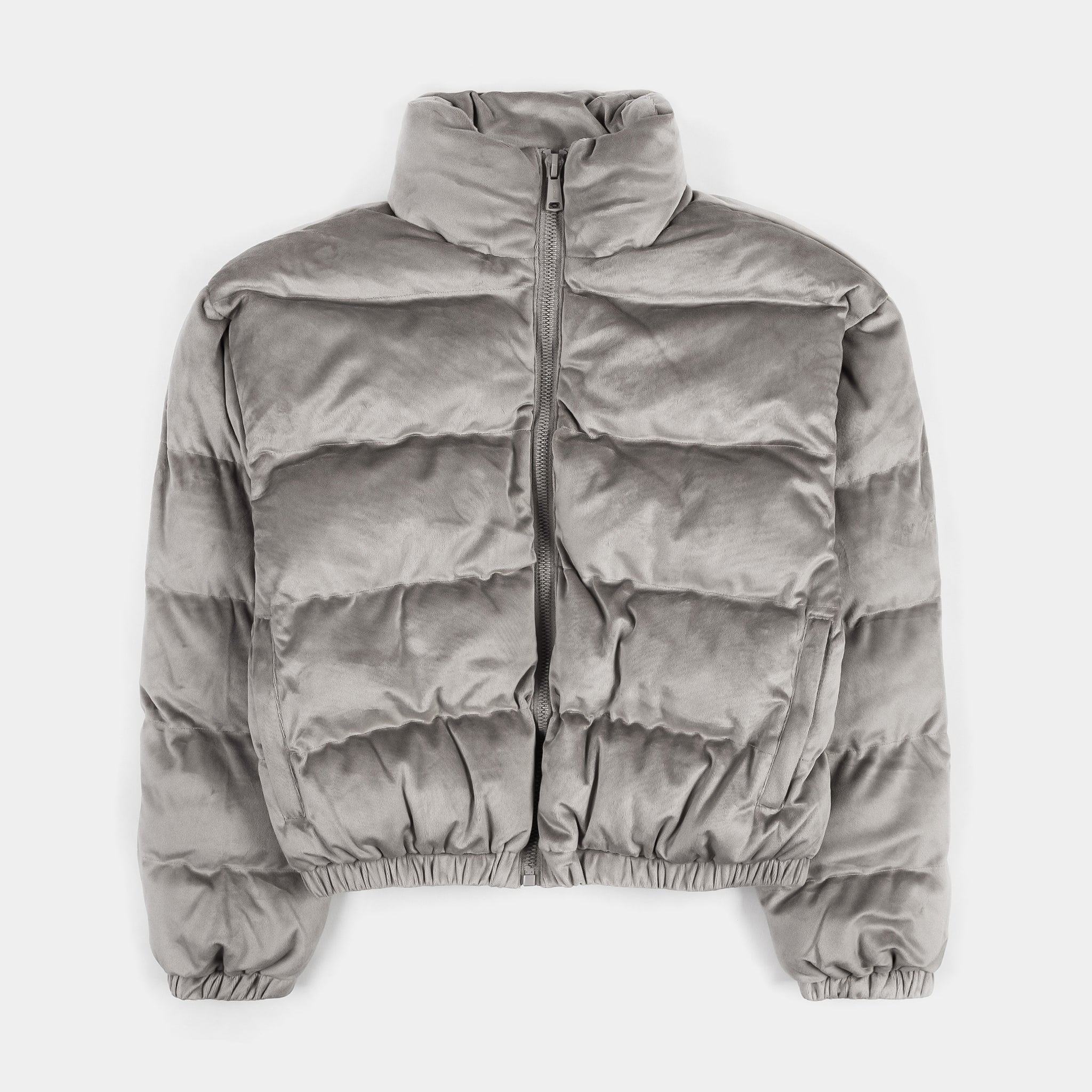 Velour shop puffer jacket