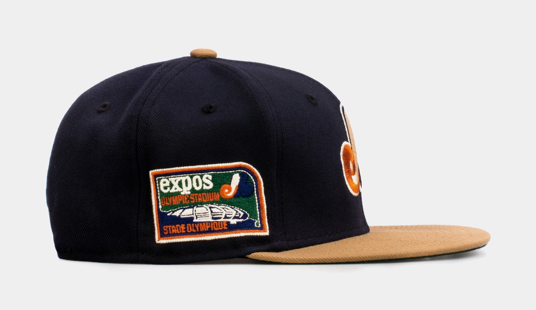 SP Exclusives Varsity Blues Montreal Expos 59Fifty Mens Fitted Hat  (Navy/Pine)