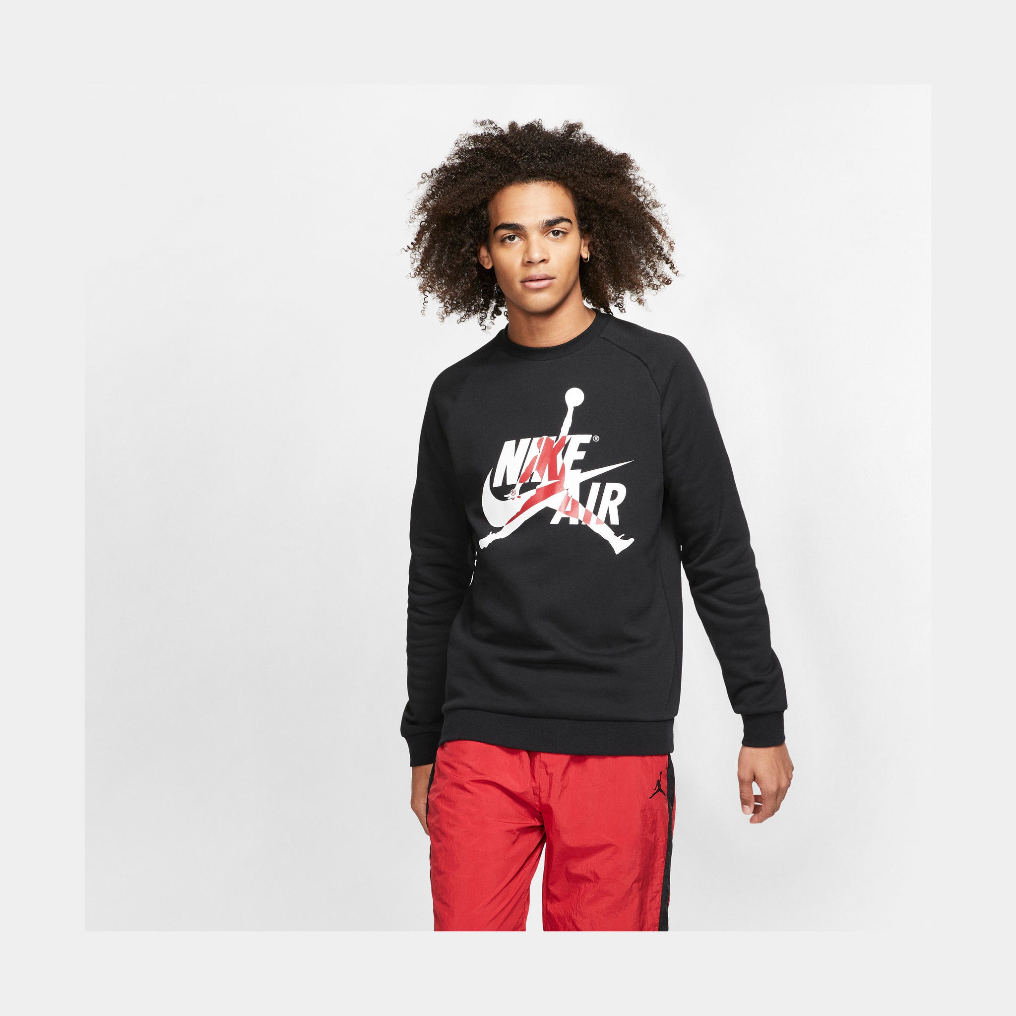 Jordan jumpman air cheap fleece crew men's sweatshirt