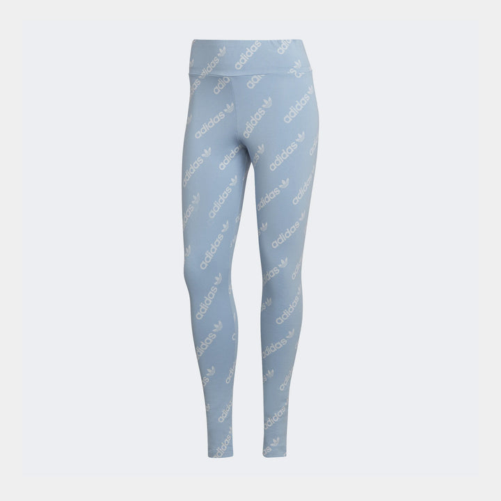 adidas Flare Pants Open Hem Track Lounge Crystals - Baby Blue
