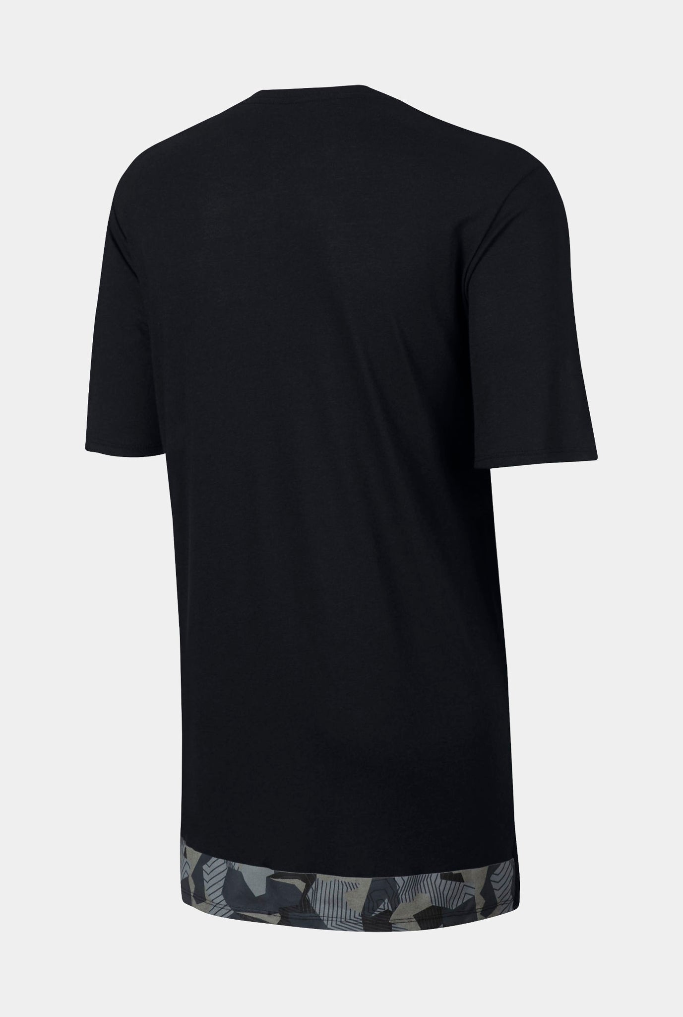 Badlands Pocket Drop Hem Mens T Shirt Black