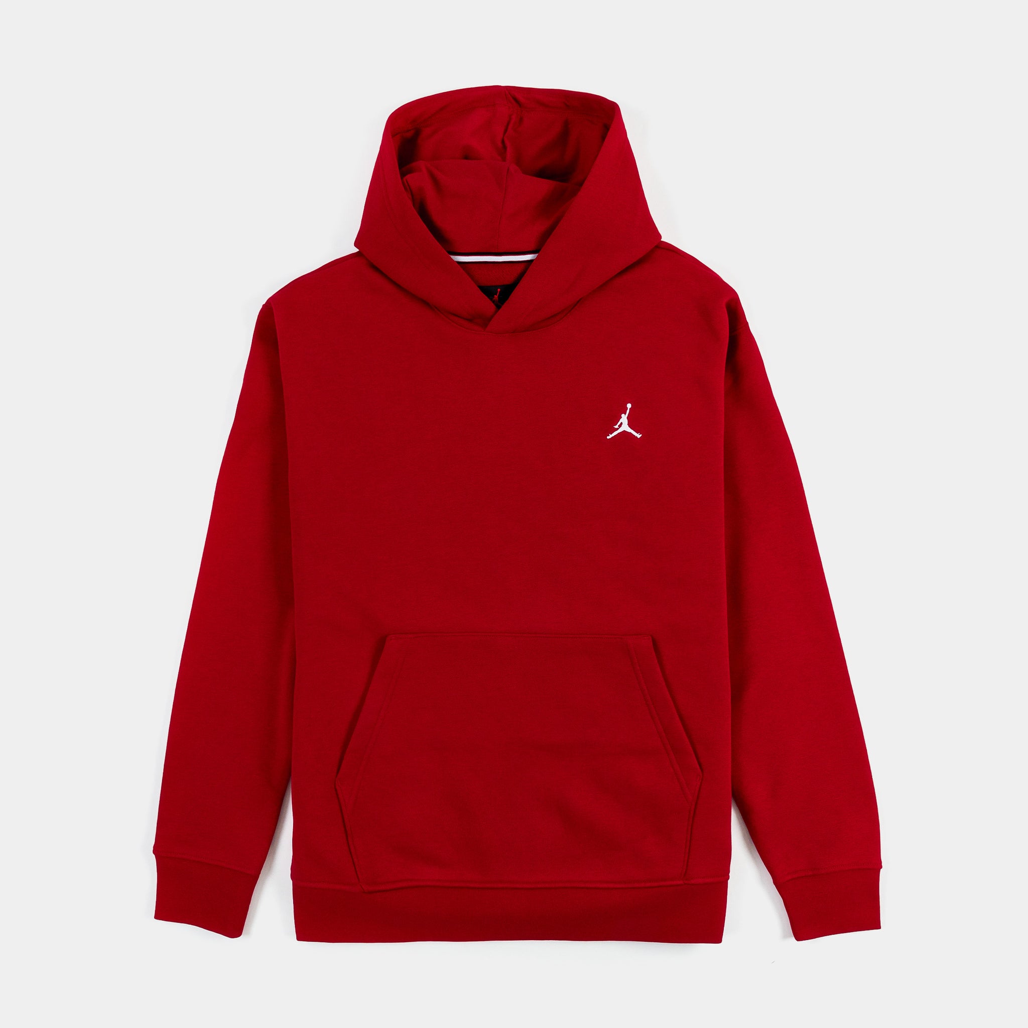 Essentials Fleece Pullover Mens Hoodie Red