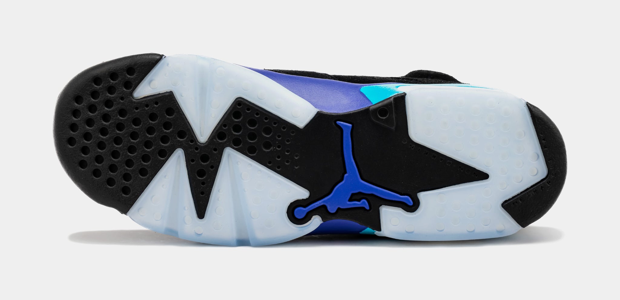 Air Jordan 6 Retro Aqua Grade School Lifestyle Shoes (Black/Aquatone/Bright  Concord)