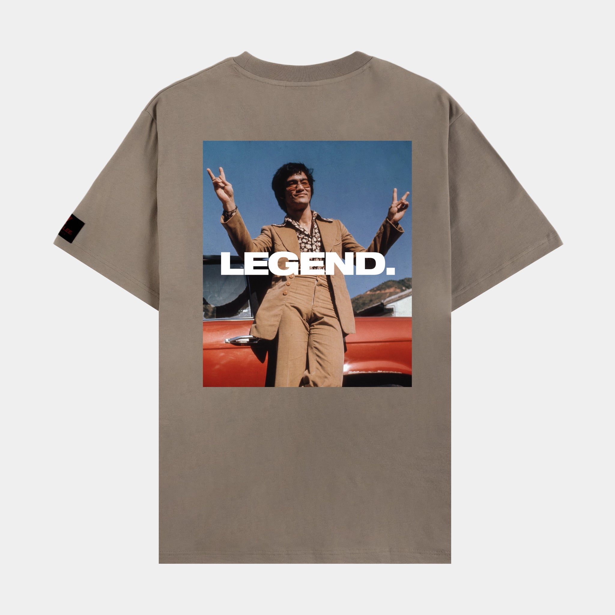 SP x Bruce Lee Legend Mens Short Sleeve Shirt (Brown)