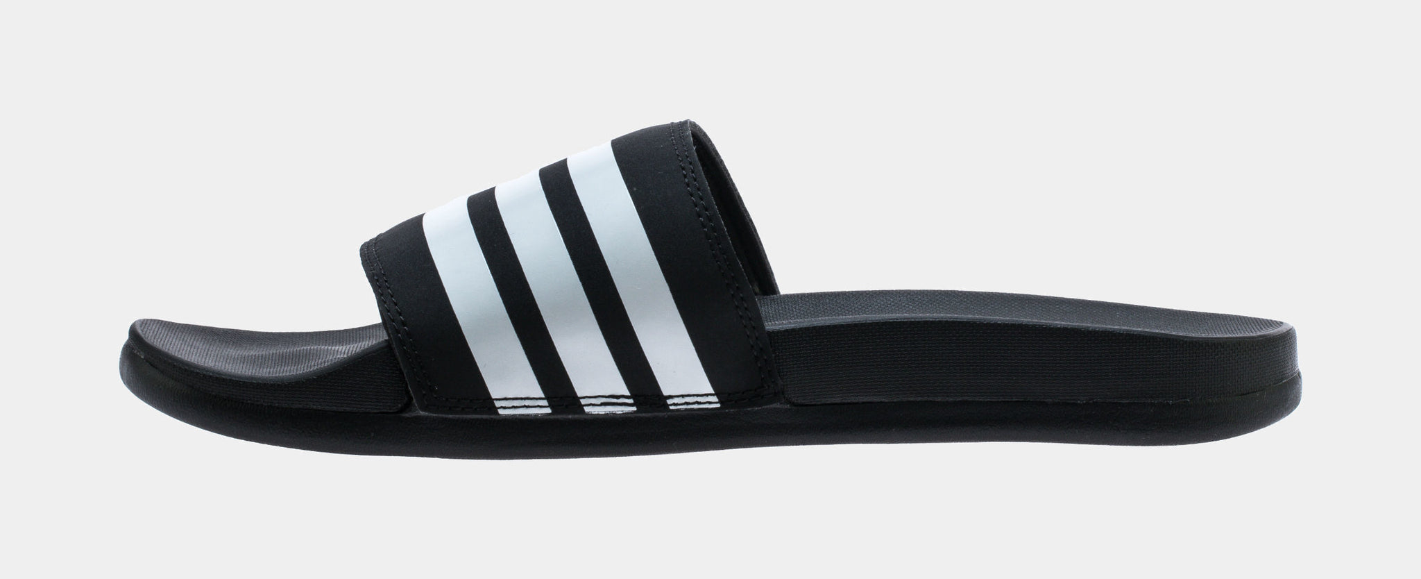 Adidas womens 2024 black slides