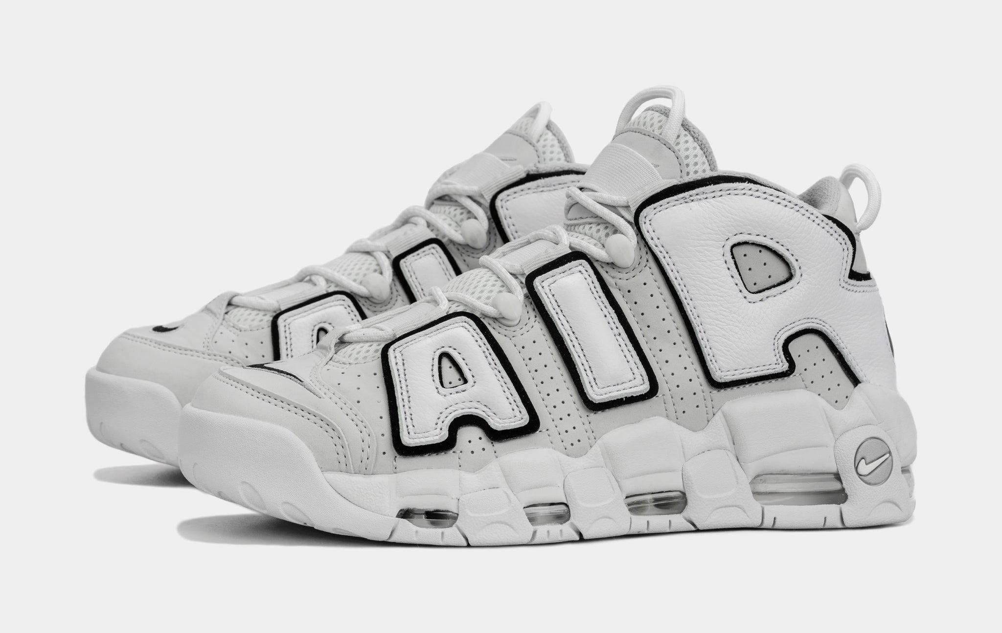 Nike Air More Uptempo Photon Dust Mens Lifestyle Shoes White Grey