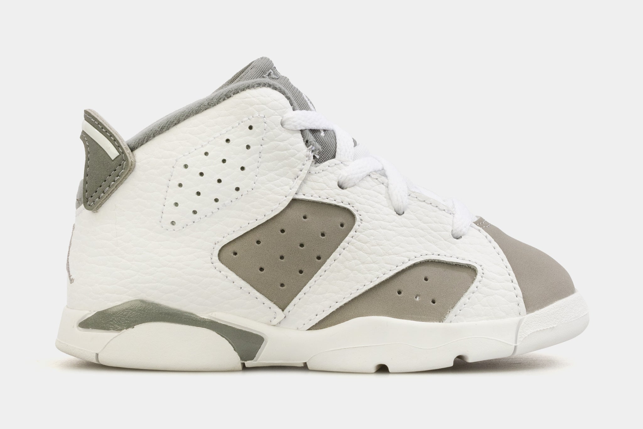 Air Jordan 6 Retro Cool Grey Infant Toddler Lifestyle Shoes White Grey