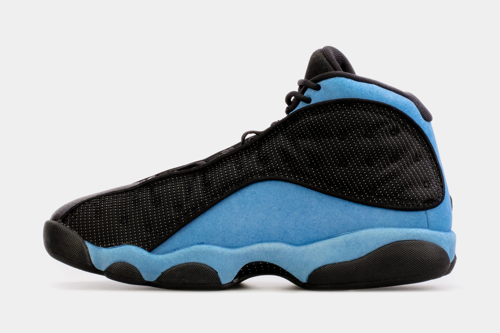 Jordan 13 black and on sale blue