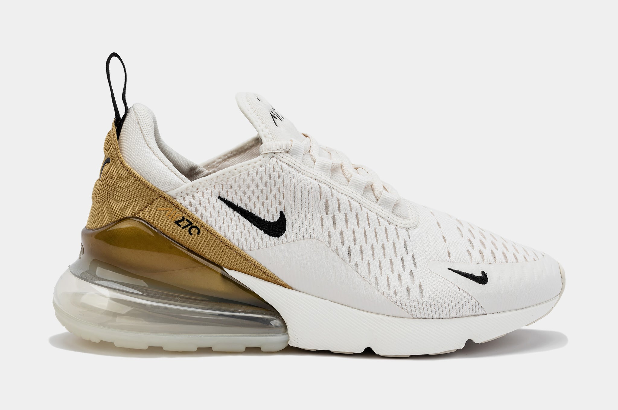 Nike Air Max 270 Womens Running Shoes Beige Gold DZ7736 001 Shoe