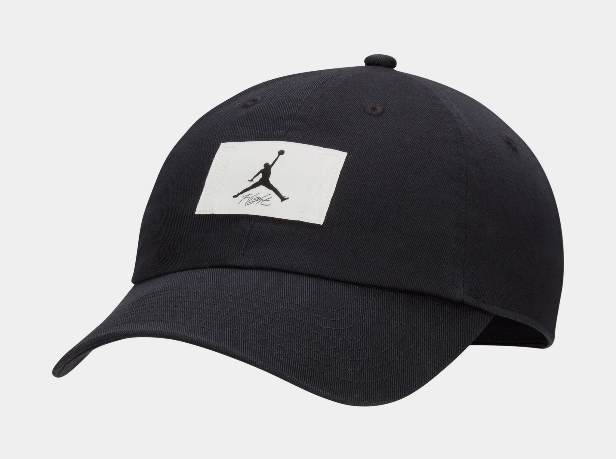Jordan Club Cap Adjustable Mens Hat Black White FD5181-010 – Shoe 
