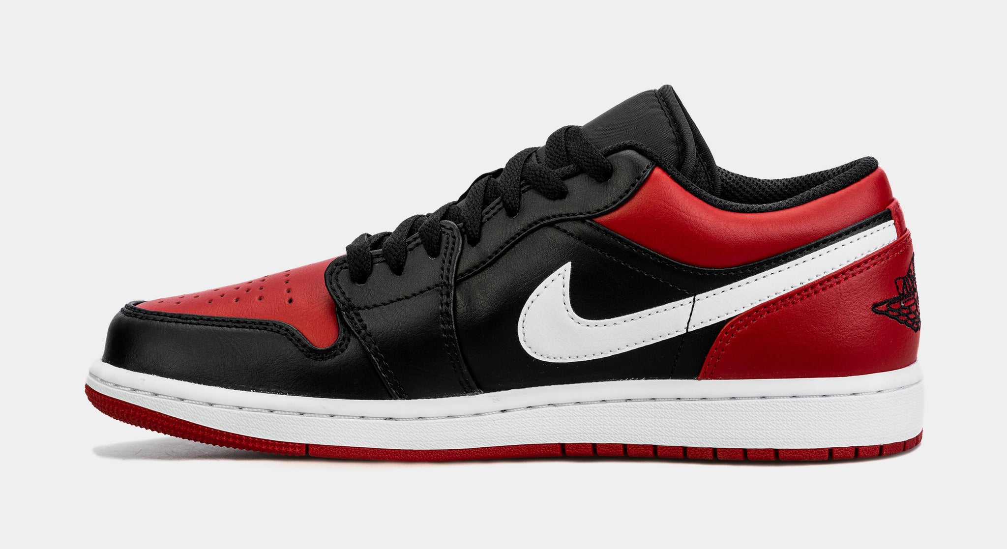 Jordan 1 low store black and red