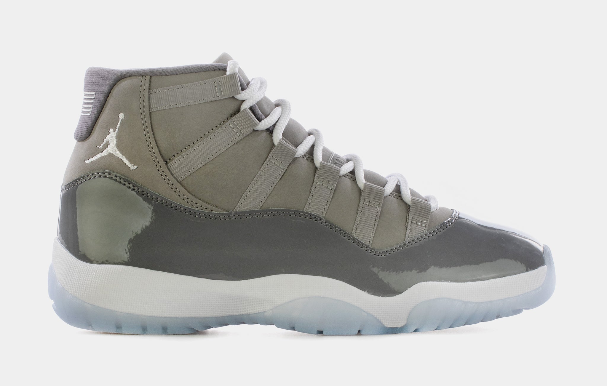 Jordan 11 hotsell gray and white