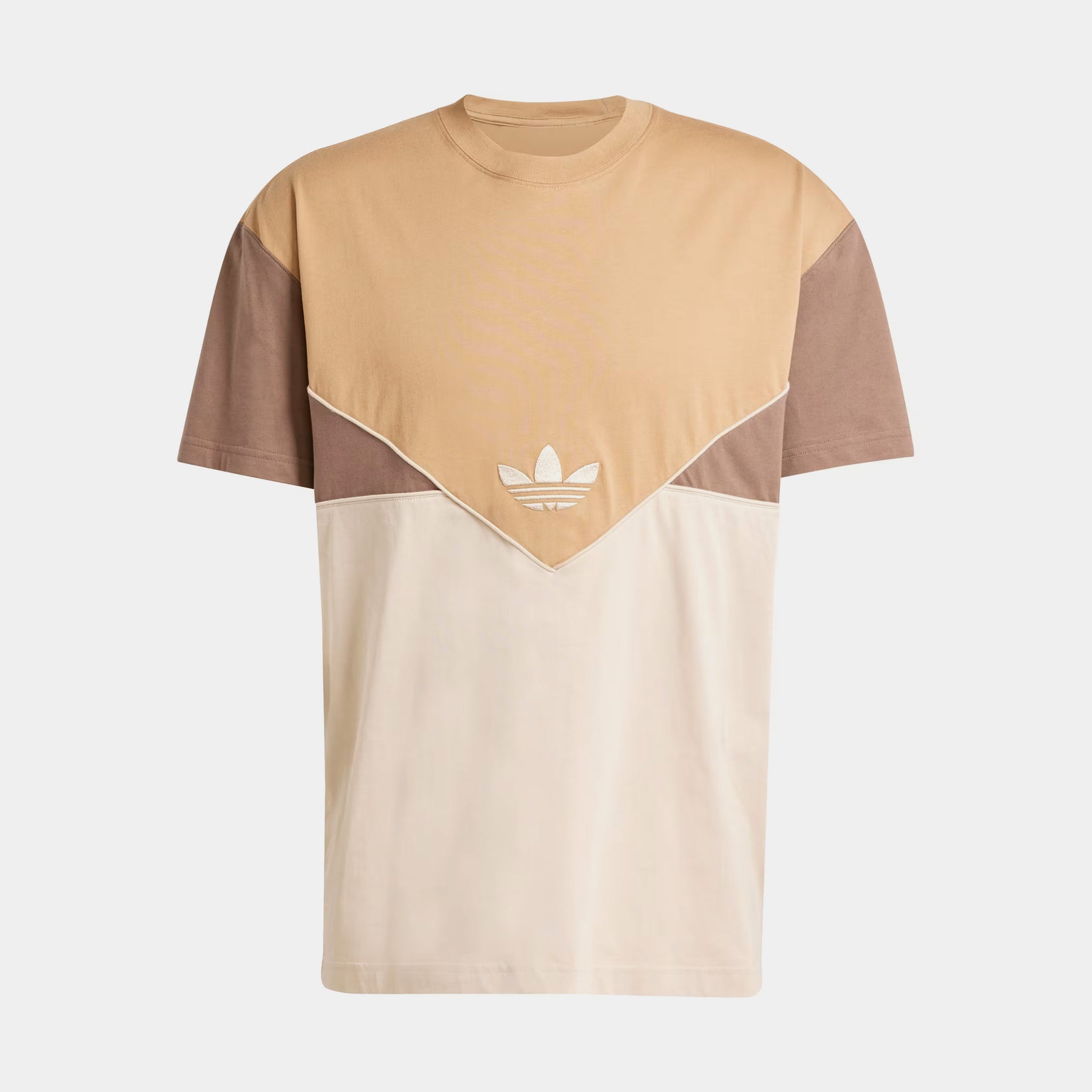 Adidas shirt heren beige online