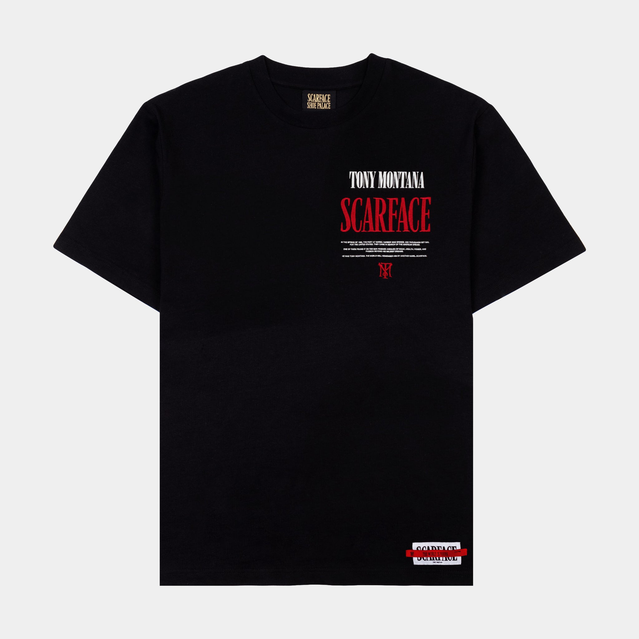 SP x Scarface Finale Mens Short Sleeve Shirt (Black)