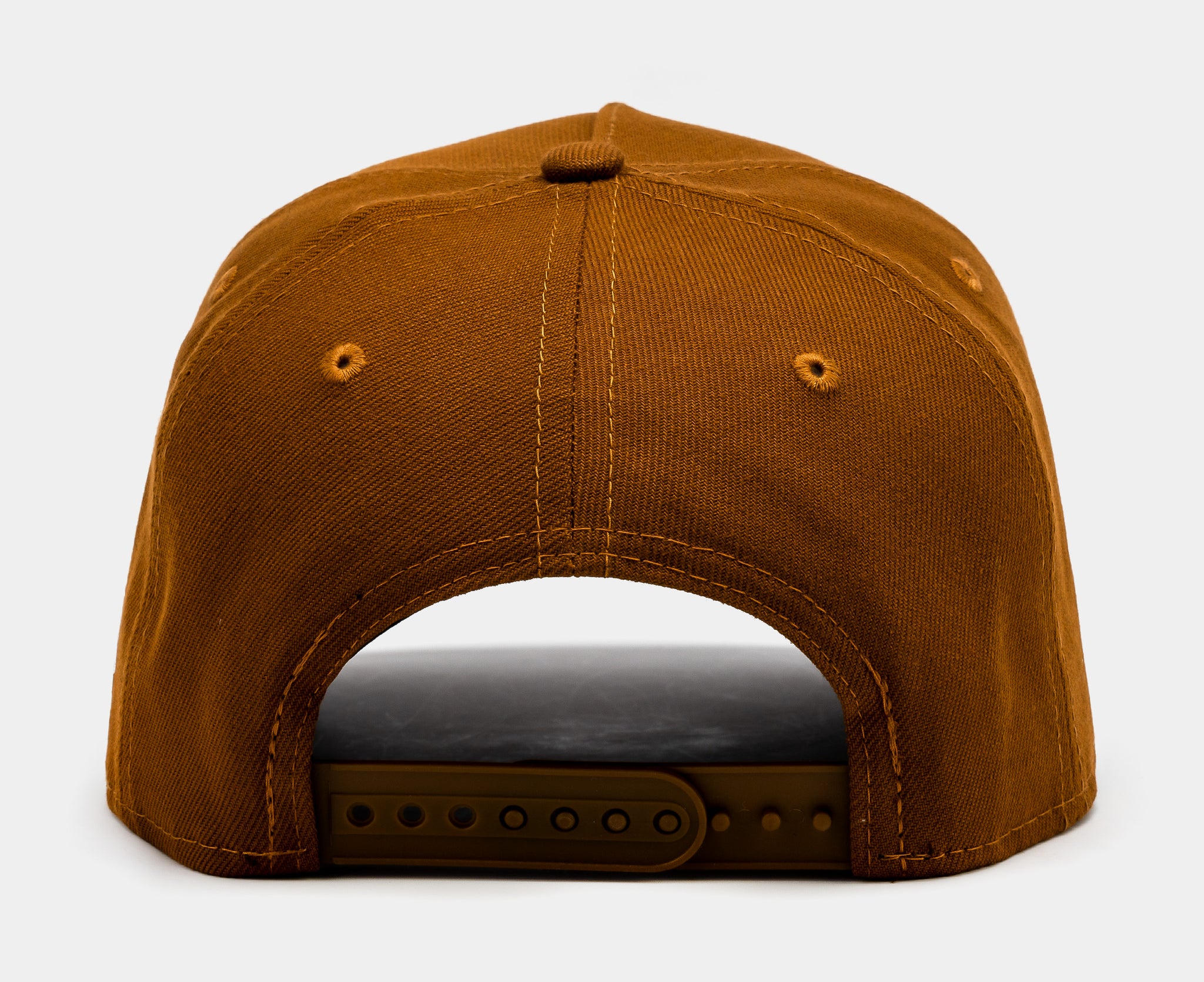 Los Angeles Dodgers Upside Down Logo 9Forty Snapback Mens Hat (Toasted  Peanut)