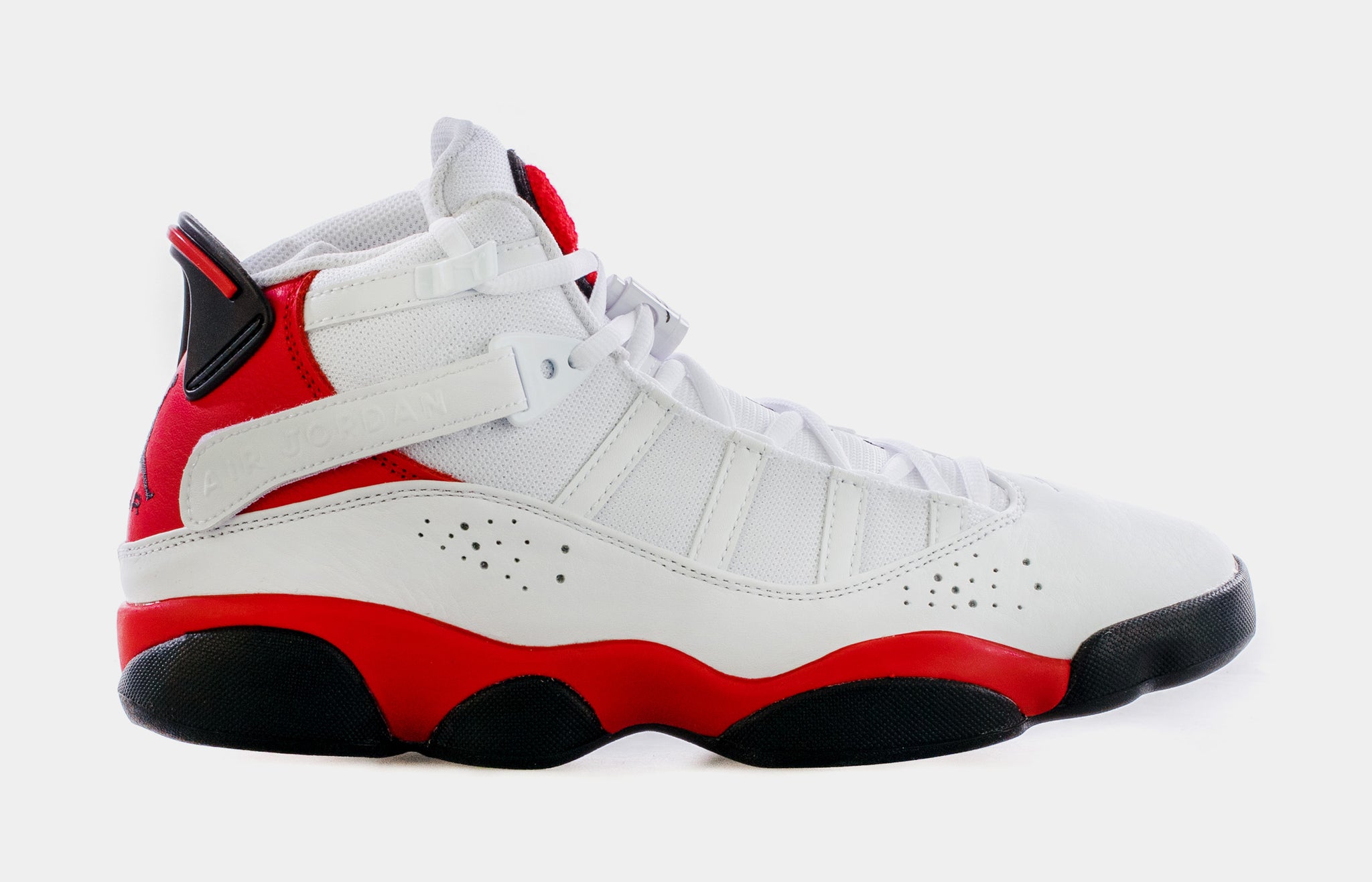 Red six store ring jordans