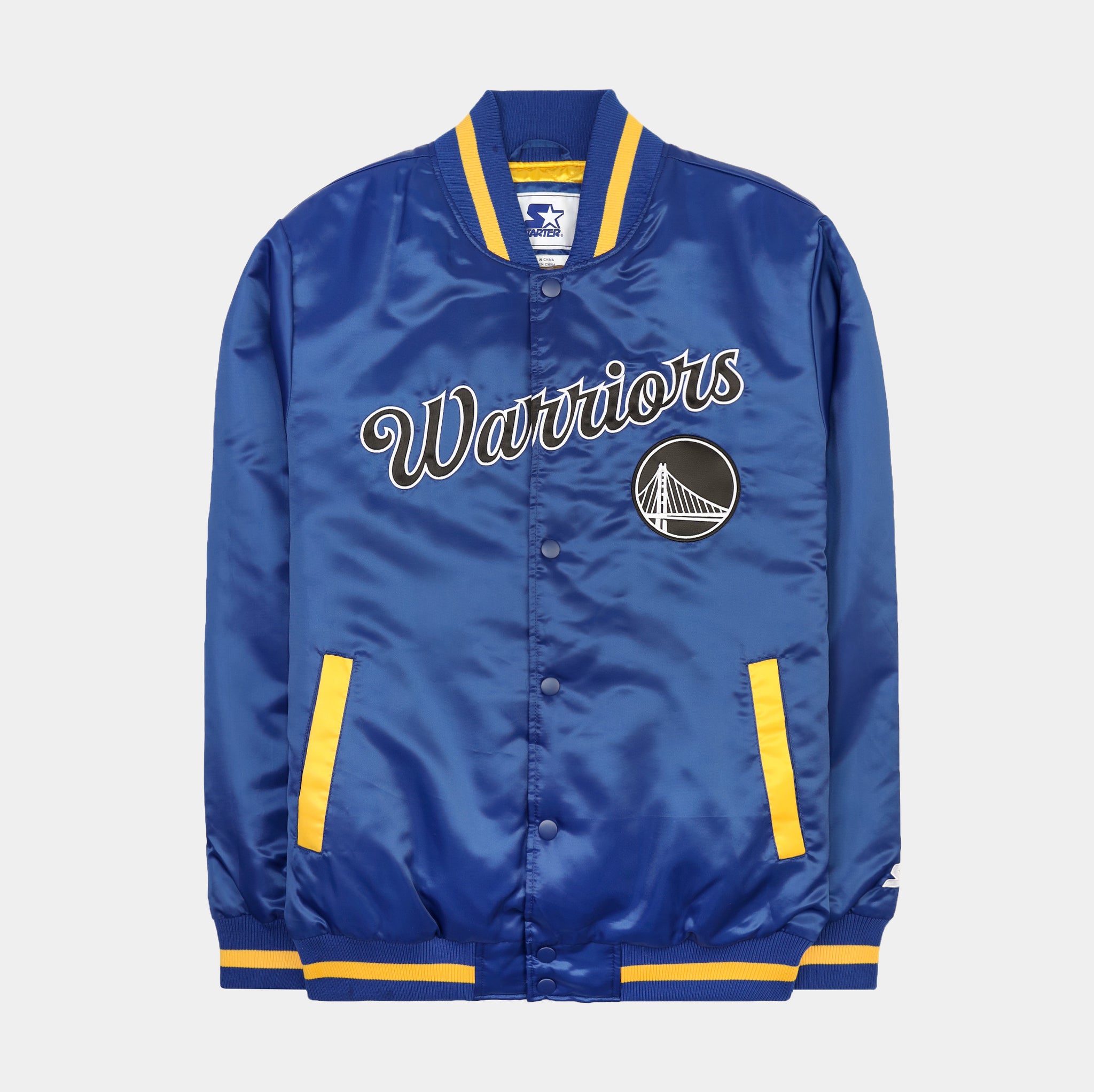 2000s Golden State Warriors Game Issued Navy Warm Up Jacket M DP42989