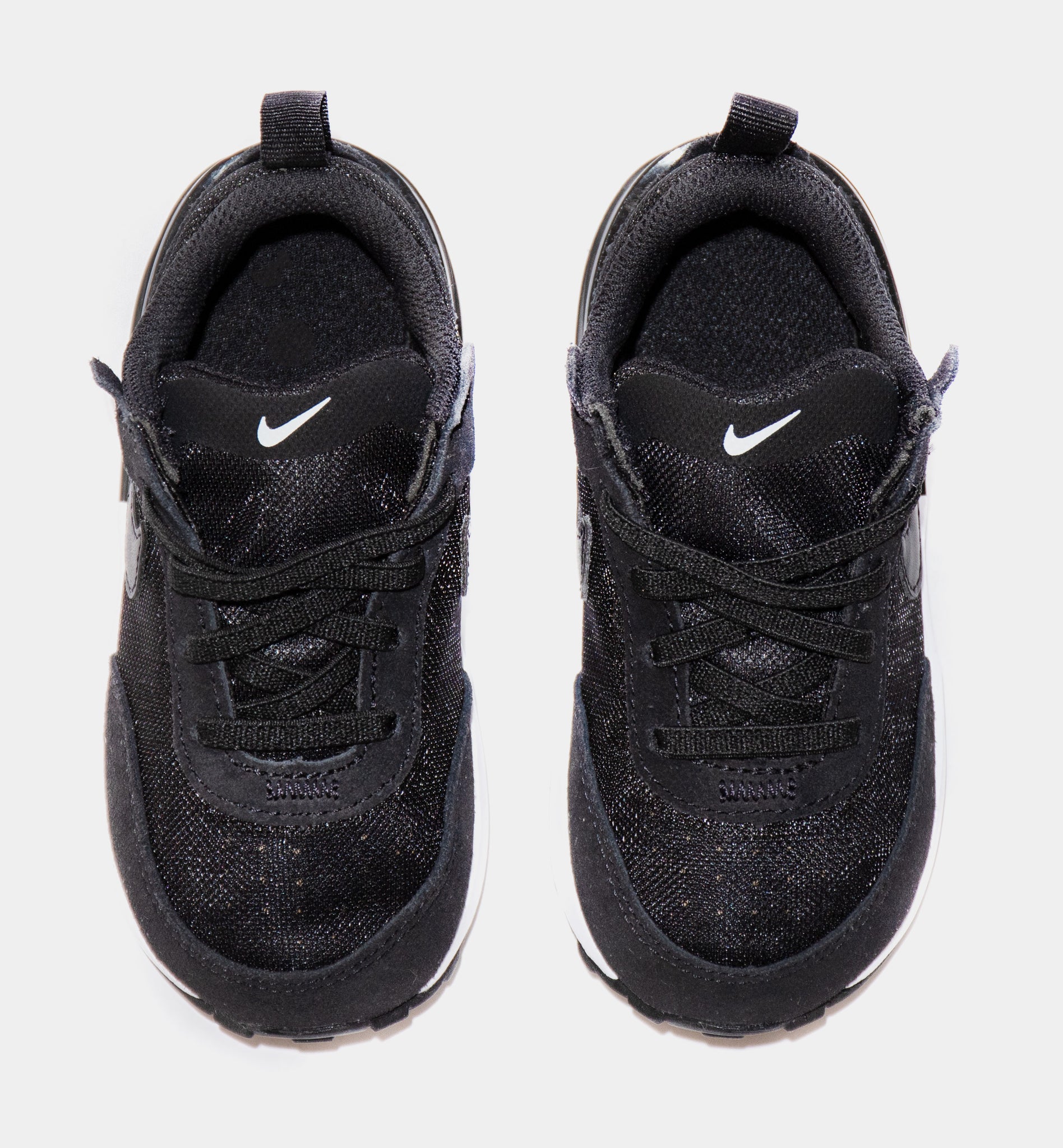 Infant black nike clearance shoes