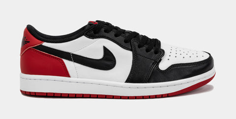 Jordan Air Jordan 1 Retro Low OG Black Toe Mens Lifestyle Shoes