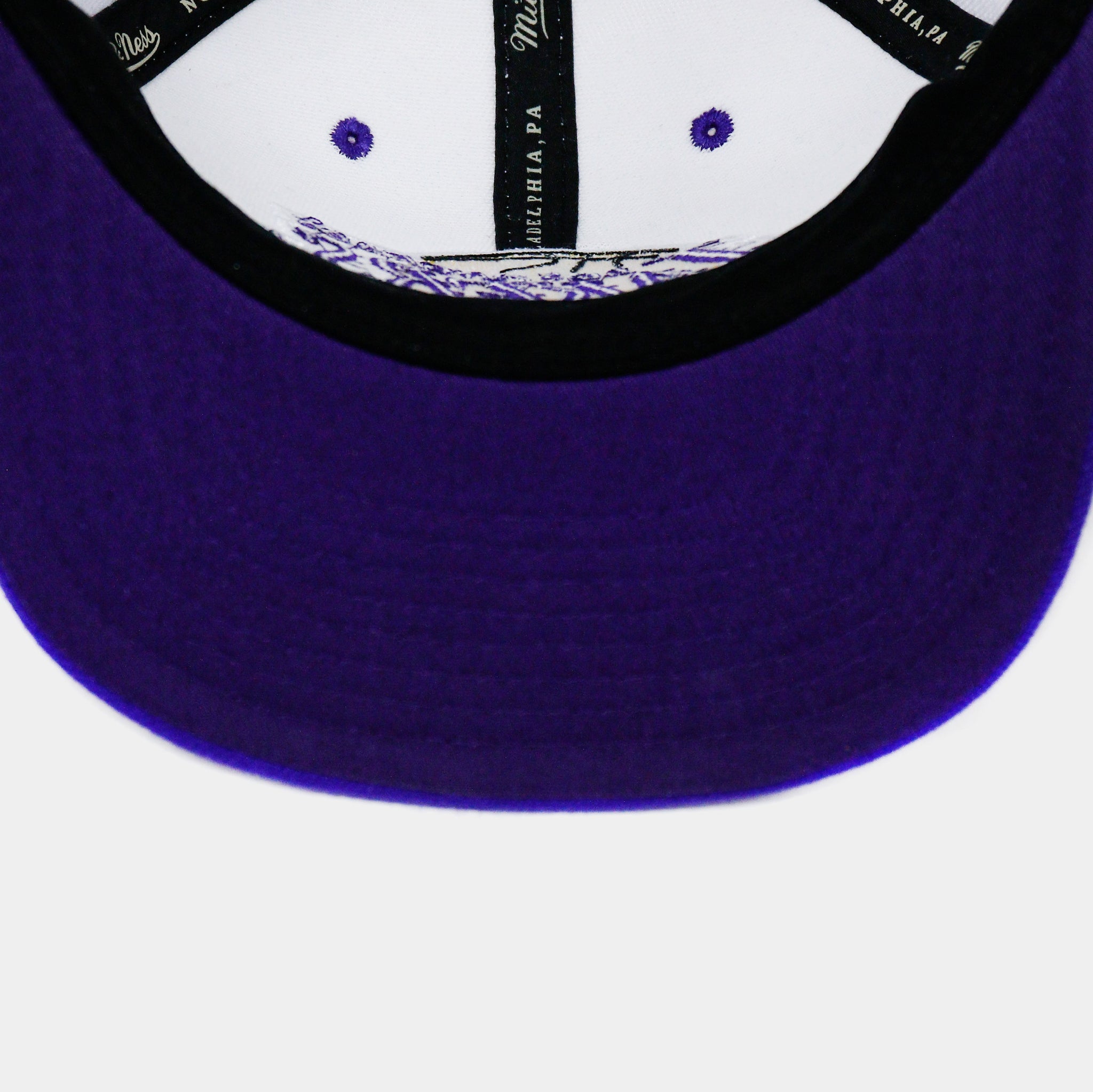 Mitchell & Ness Los Angeles Lakers Fitted Hat Mens Hat Purple  6HSFMM20208-LALPURP – Shoe Palace