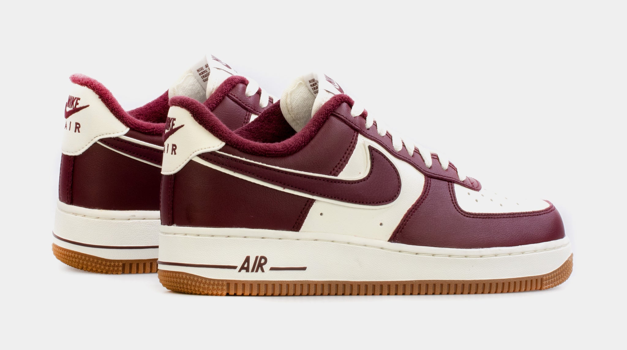 Air force 1 sales low burgundy