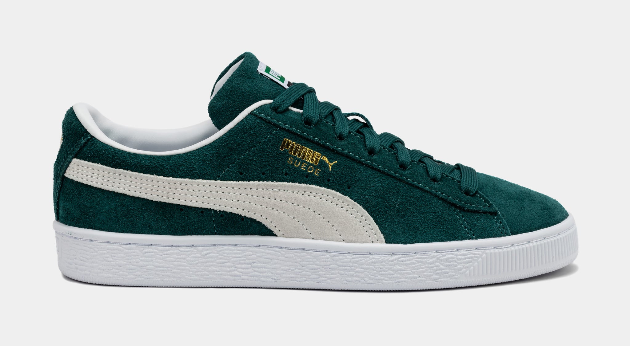 PUMA Suede Classic XXI Malachite White Mens Lifestyle Shoes