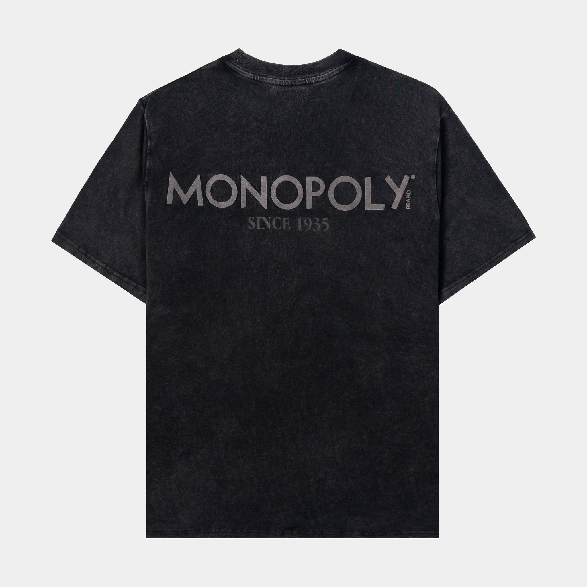 SP x Monopoly Dice Washed Mens Short Sleeve Shirt (Black)