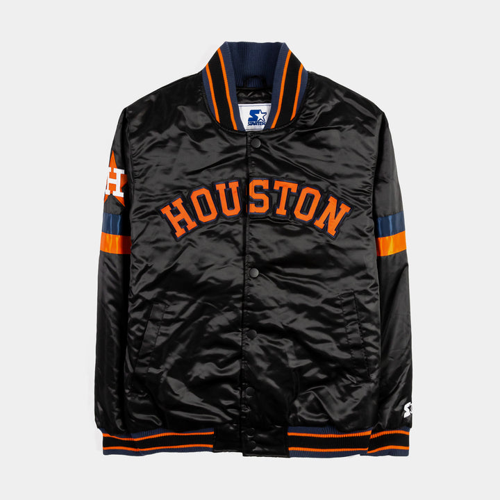 Houston Astros Starter The Captain II Full-Zip Jacket - Cream