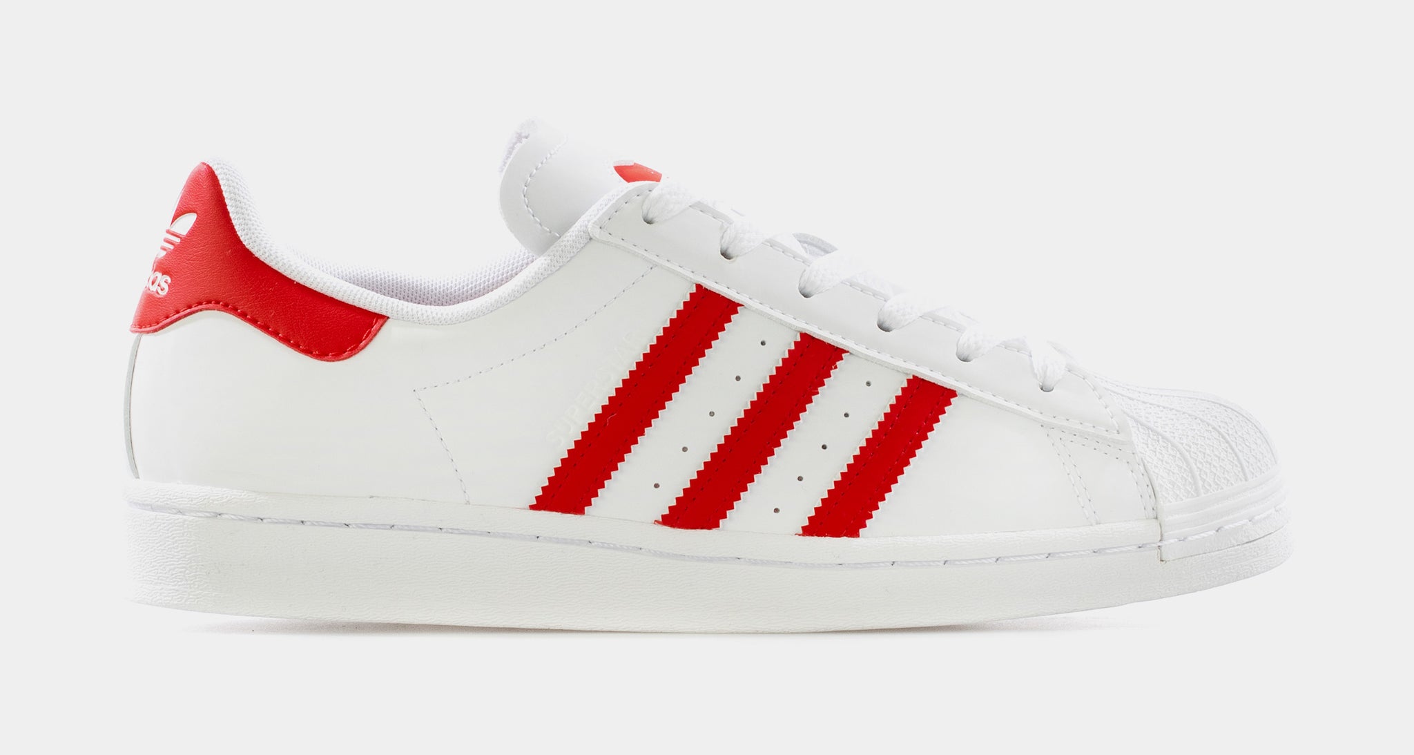 All white adidas shop superstar grade school