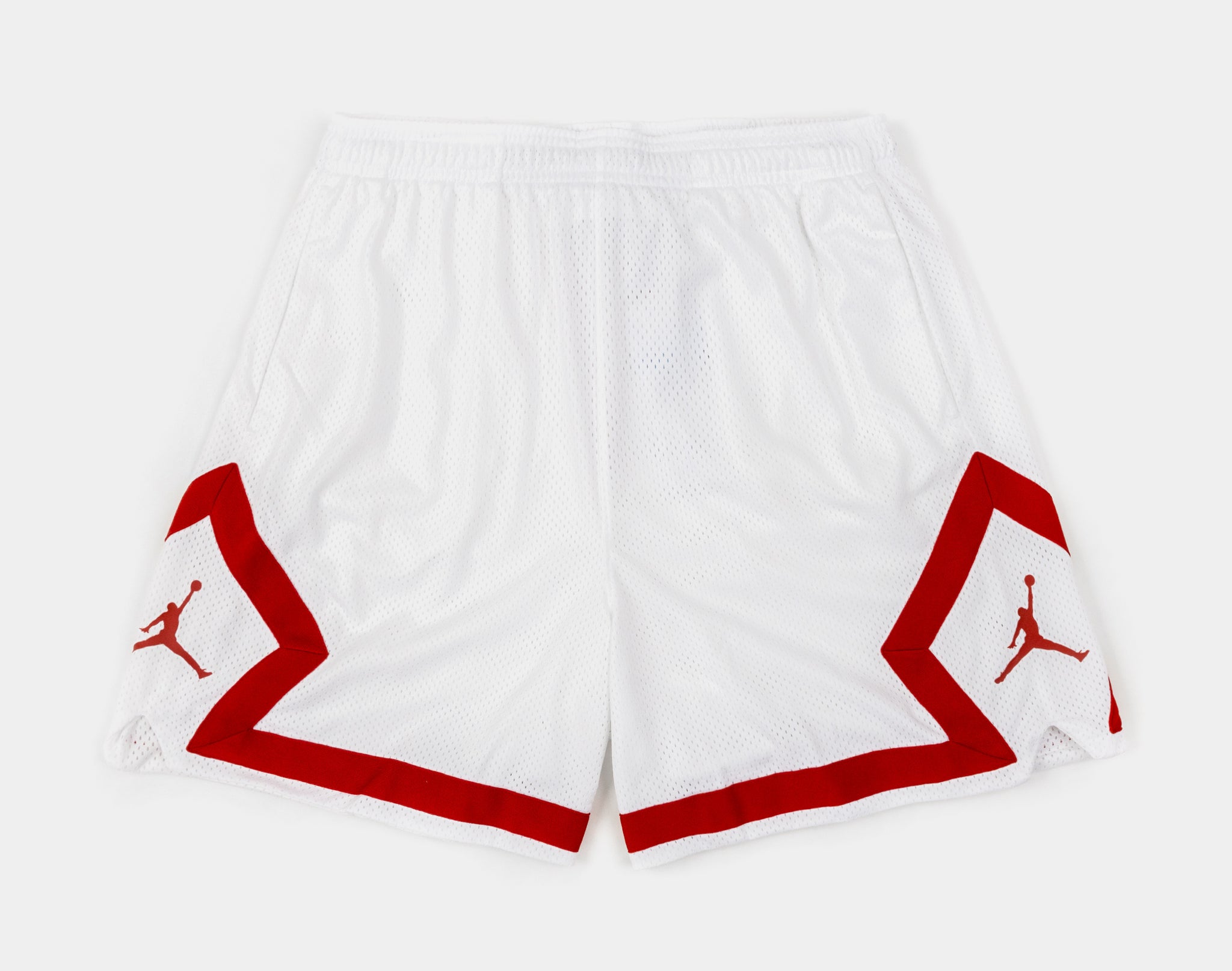 Nike Jordan Heritage Diamond Basketball Shorts in White