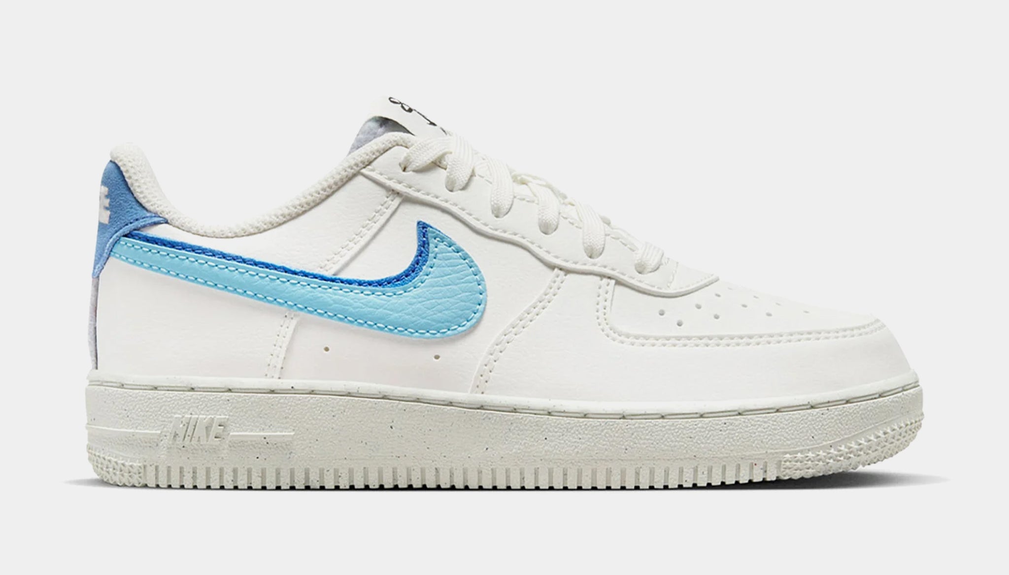 Nike Air Force 1 LV8 Grade School Lifestyle Shoes White Blue