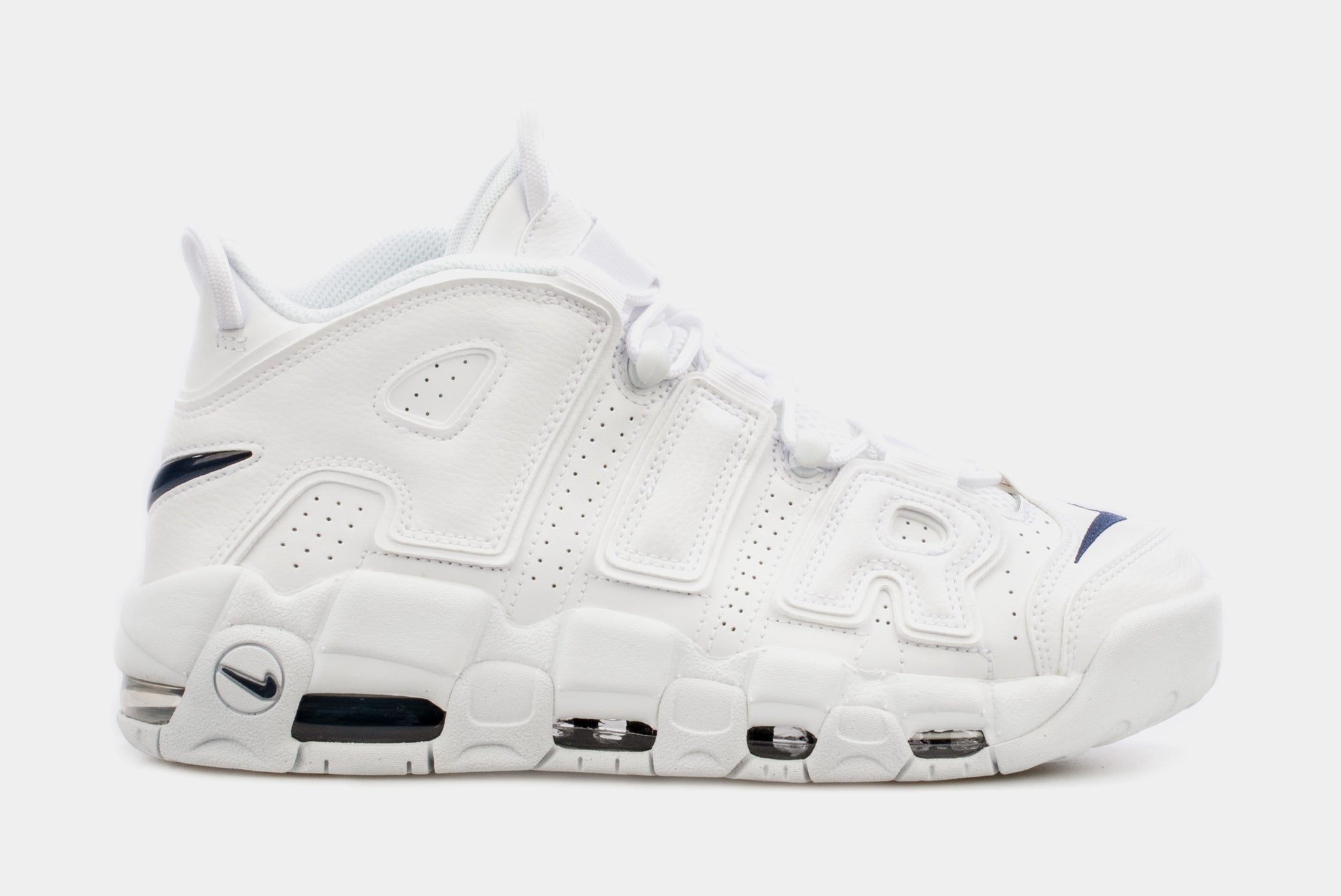 Nike Air More Uptempo 96 White Navy Mens Lifestyle Shoes White