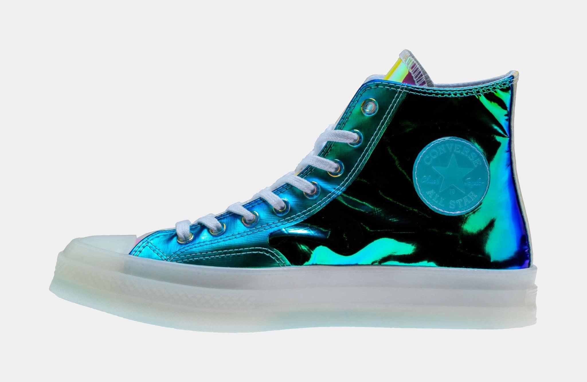 Iridescent converse shop high tops