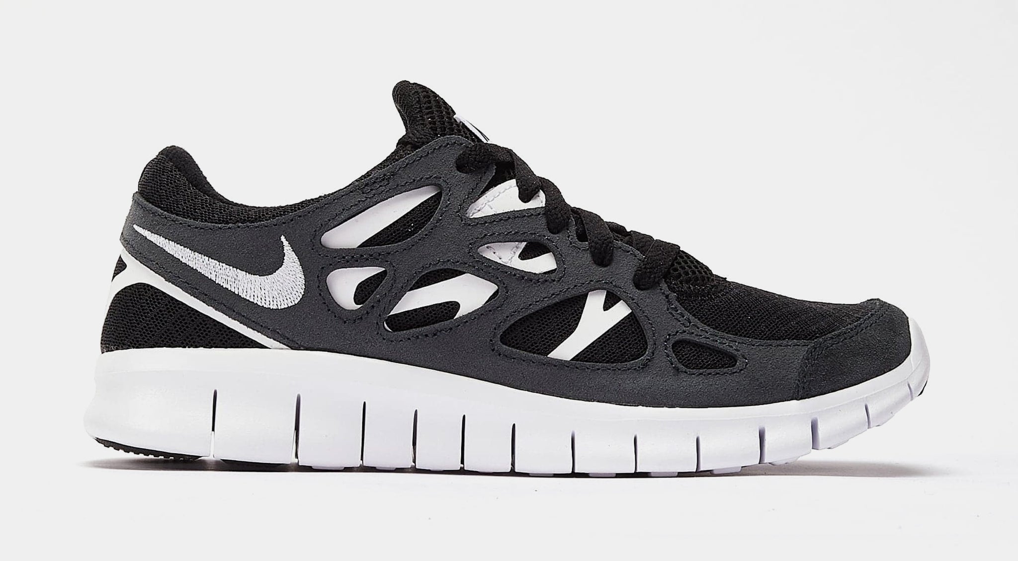 Nike free run outlet 2.0 black and white