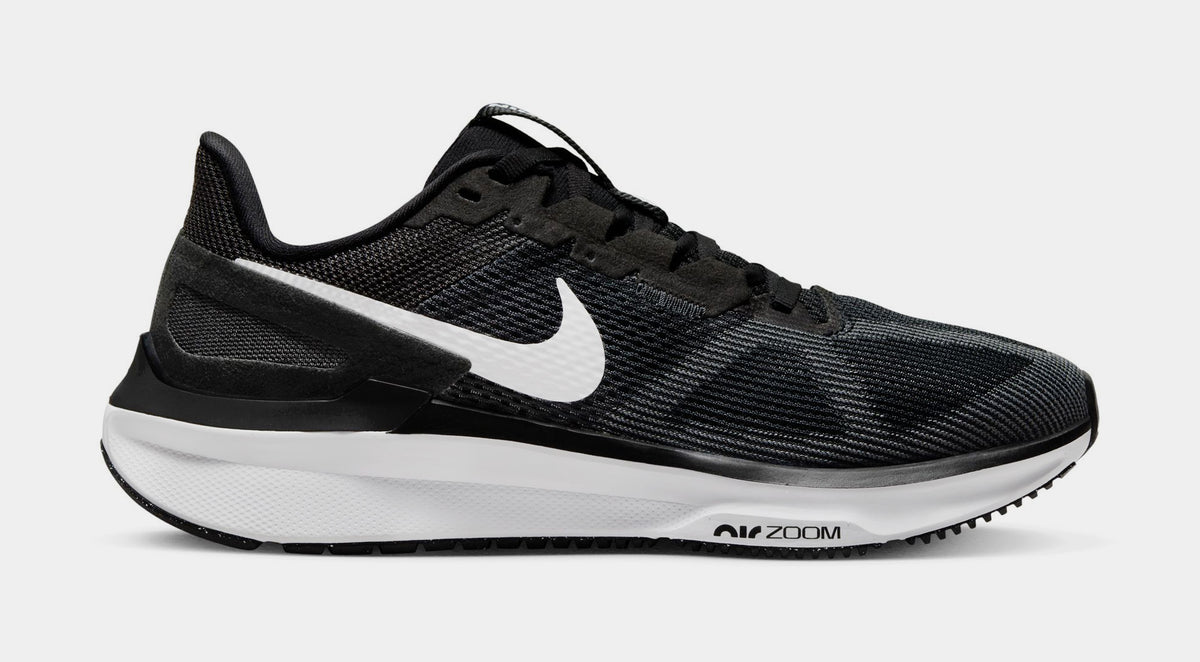 Nike Air Zoom Structure 25 Womens Running Shoes Black White DJ7884-001 ...