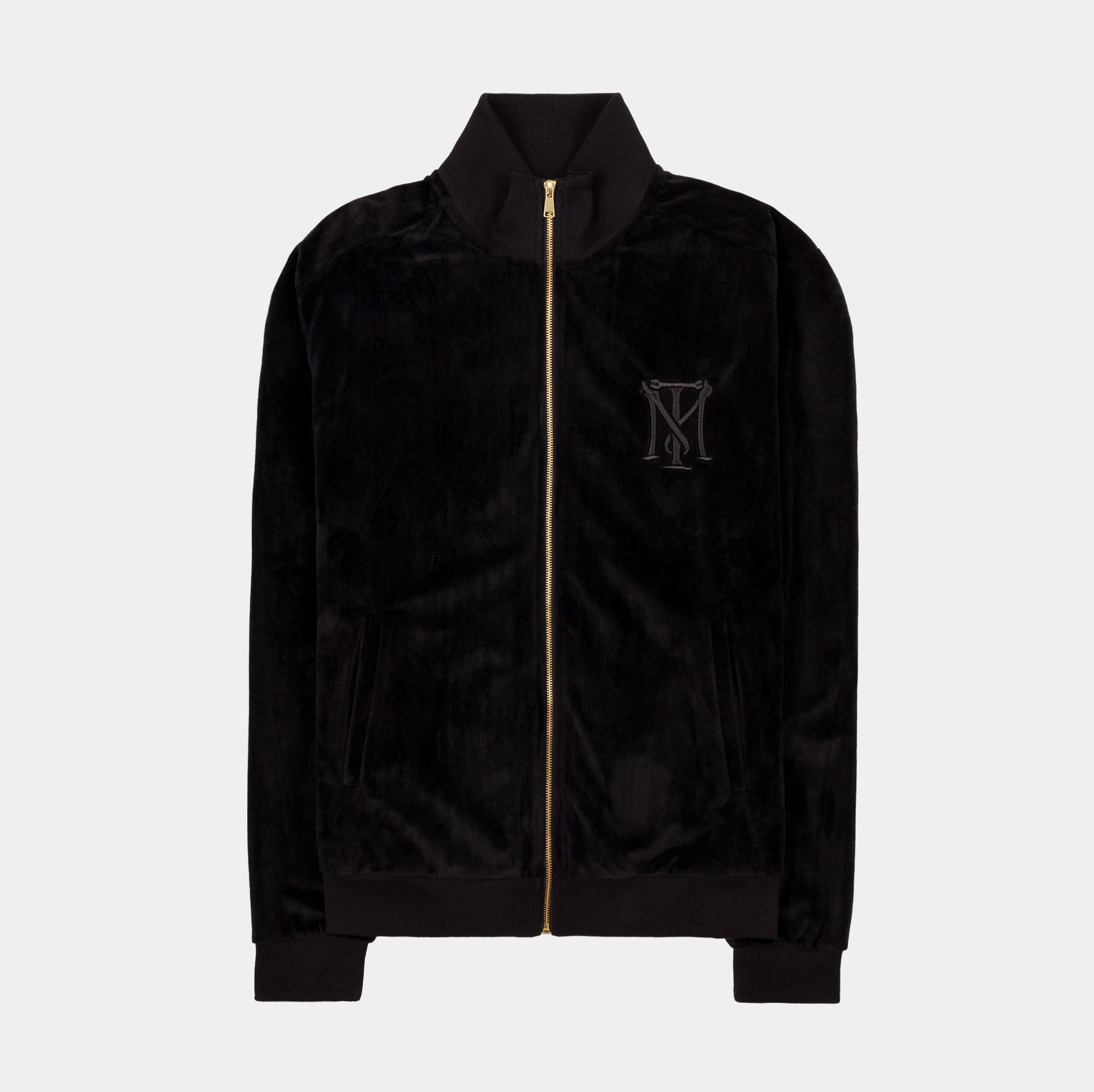 Shoe Palace SP x Scarface Velour Track Mens Jacket Black SFHDY111