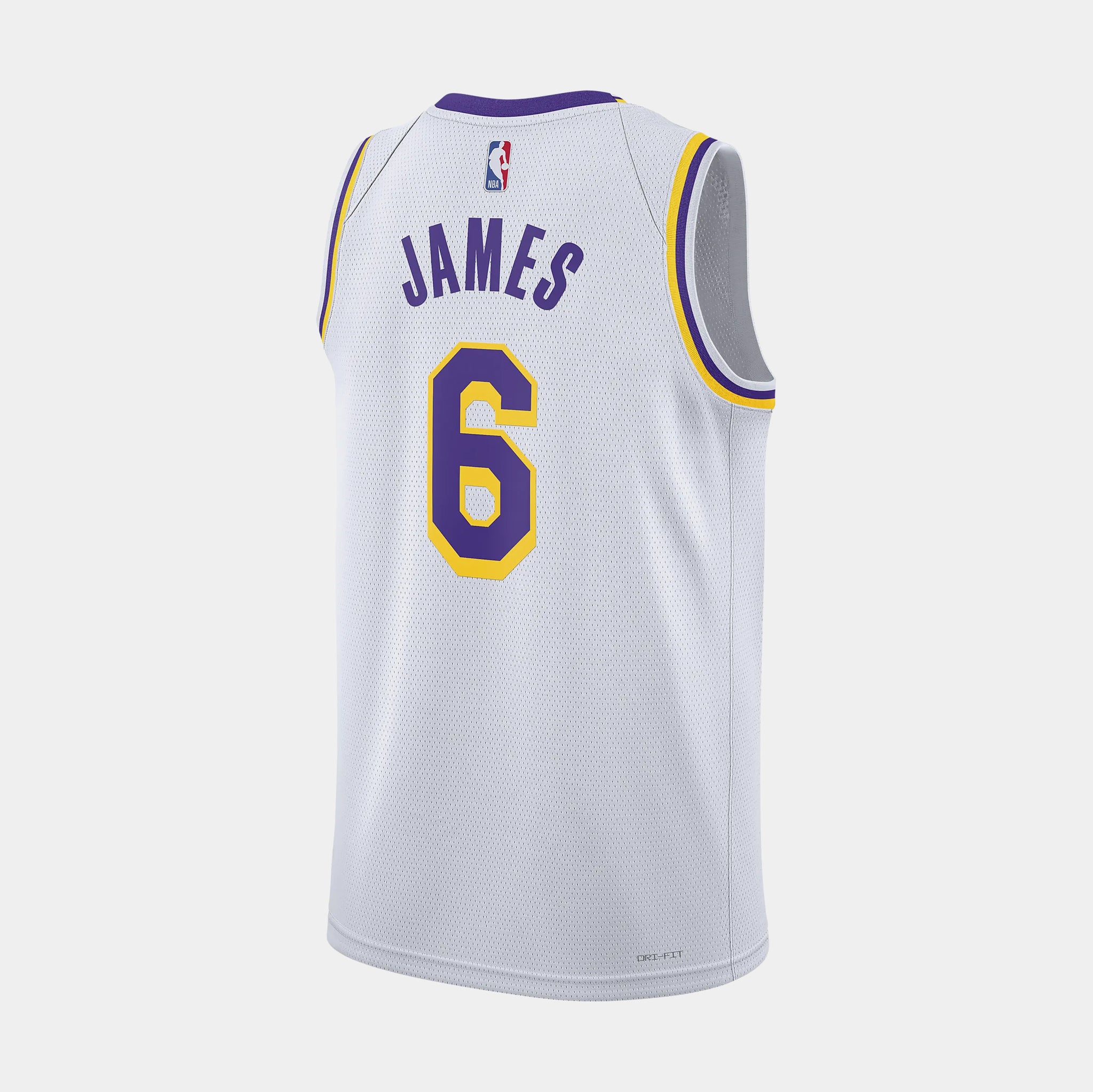 Jordan NBA LA Lakers Swingman James #6 Jersey - Field Purple - Mens