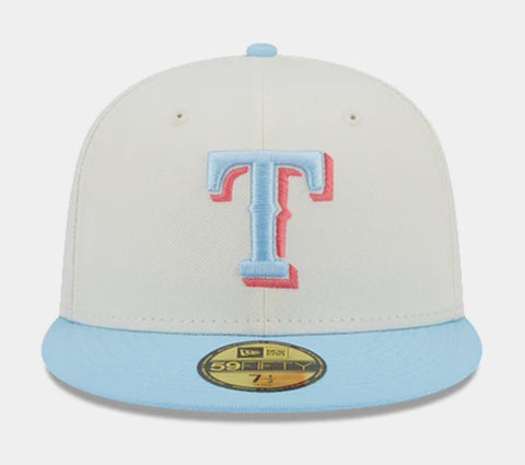 Pro Standard White, Light Blue Texas Rangers Blue Raspberry Ice