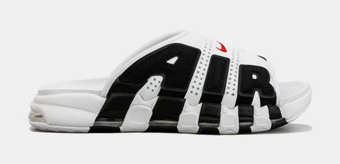 Nike Air More Uptempo Slide Mens Sandals White Black FB7815-100