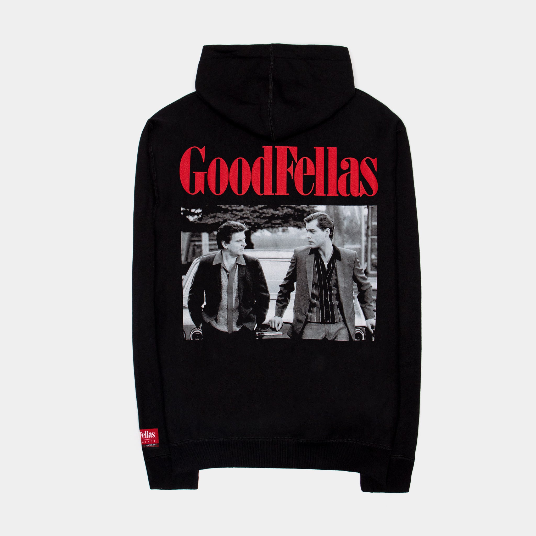 Cookies X Goodfellas limited edition hoodie featuring the trunk factory scene with Joe P